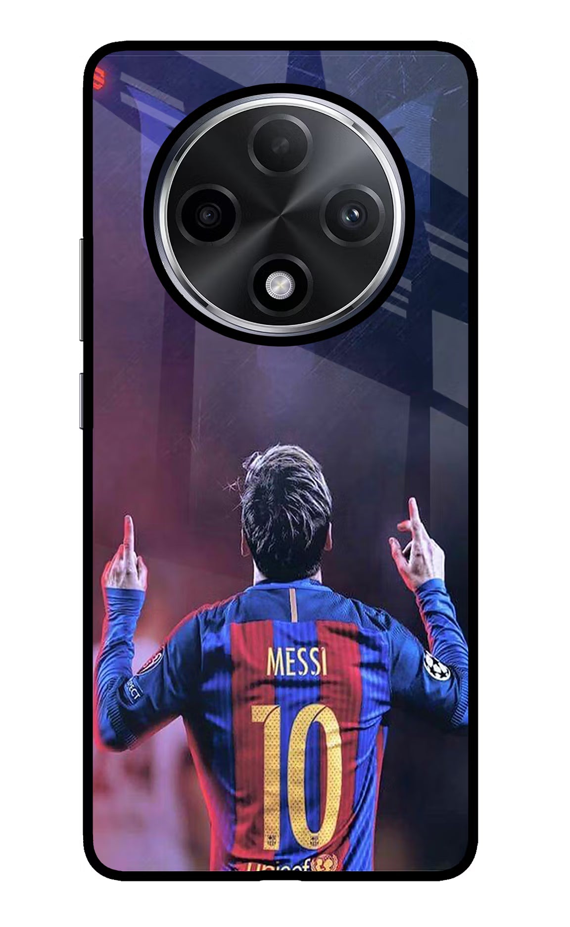 Messi Oppo F27 Pro Plus Glass Case - Messi Oppo F27 Pro Plus Glass Case Messi Oppo F27 Pro Plus Glass Case