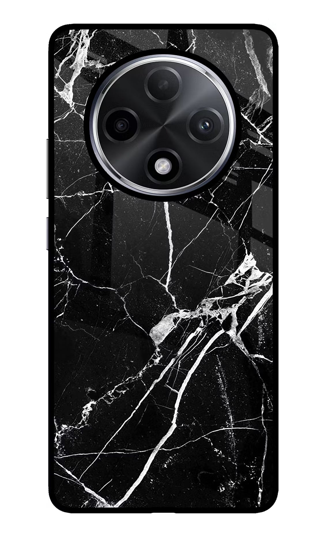 Black Marble Pattern Oppo F27 Pro Plus Glass Case - Black Marble Pattern Oppo F27 Pro Plus Glass Case Black Marble Pattern Oppo F27 Pro Plus Glass Case