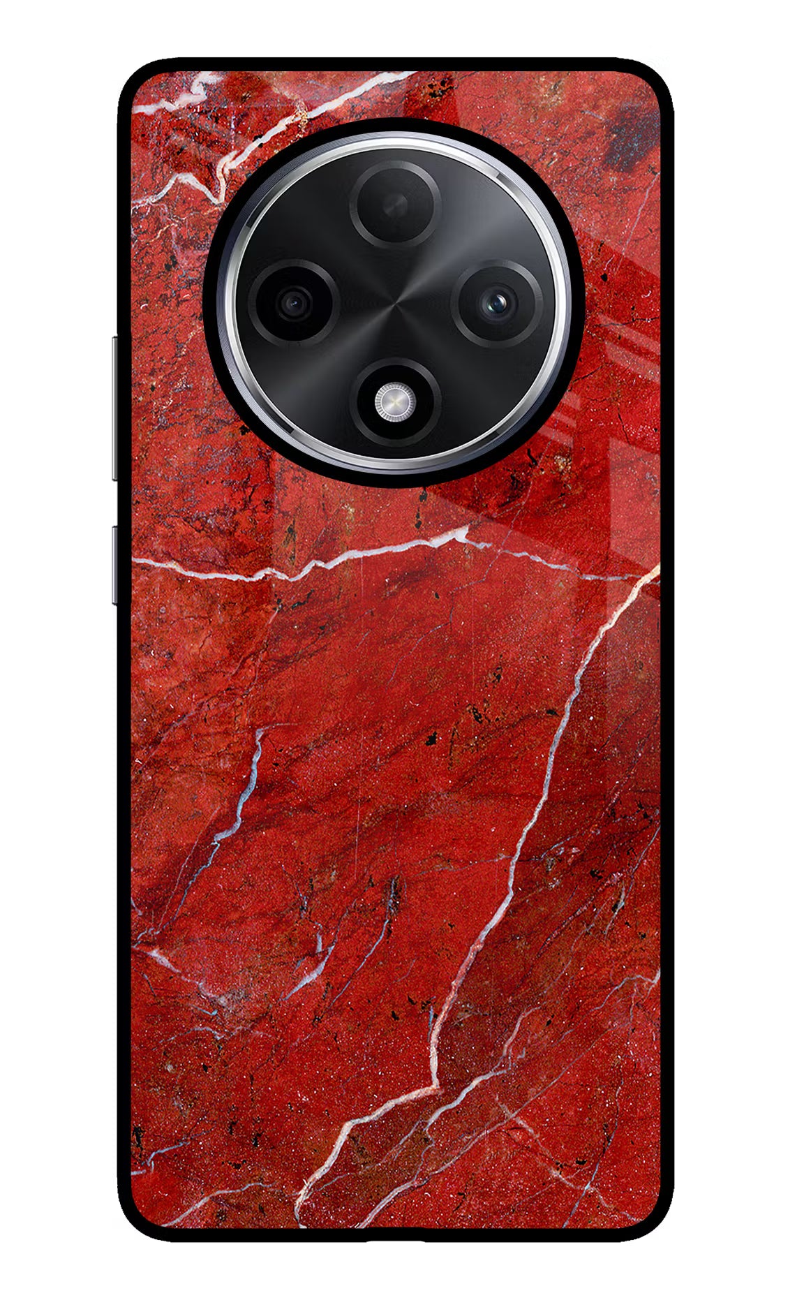 Red Marble Design Oppo F27 Pro Plus Glass Case - Red Marble Design Oppo F27 Pro Plus Glass Case Red Marble Design Oppo F27 Pro Plus Glass Case