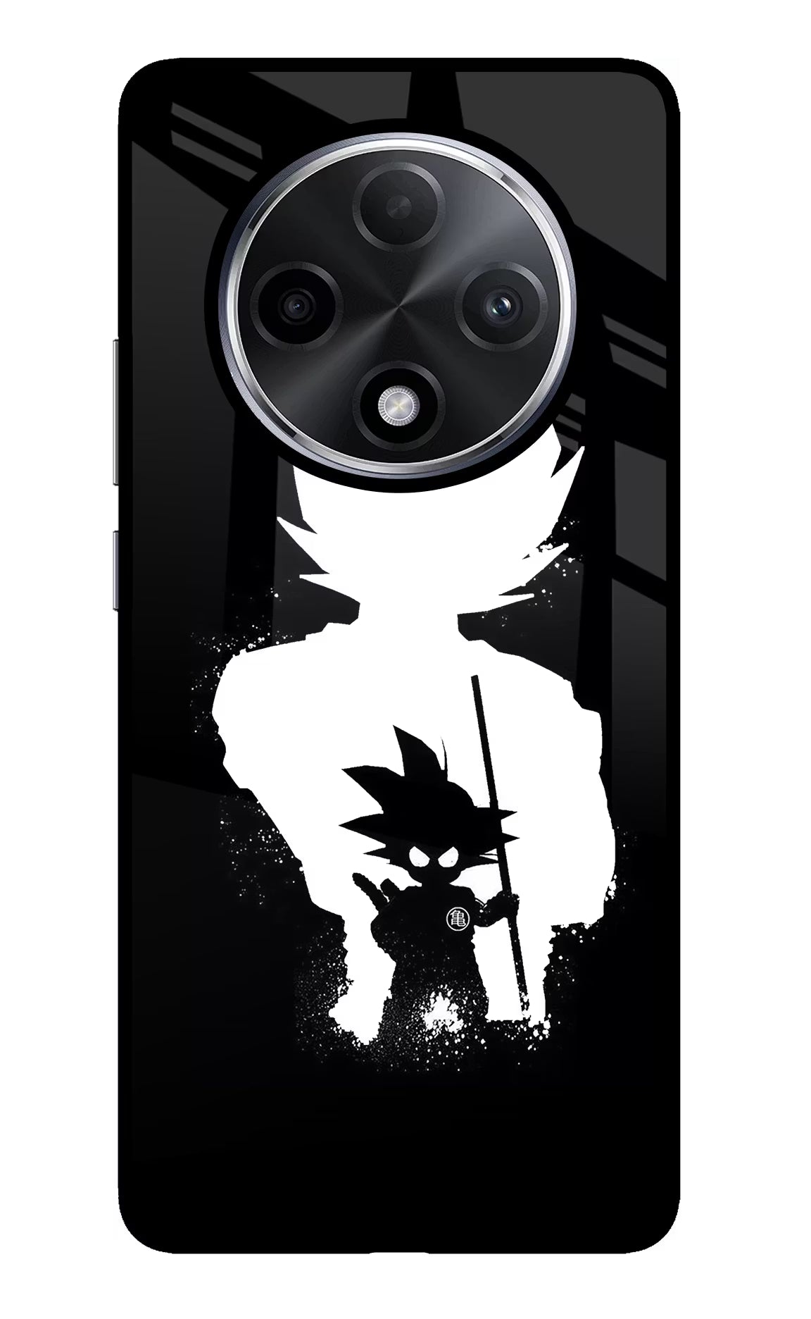 Goku Shadow Oppo F27 Pro Plus Glass Case - Goku Shadow Oppo F27 Pro Plus Glass Case Goku Shadow Oppo F27 Pro Plus Glass Case