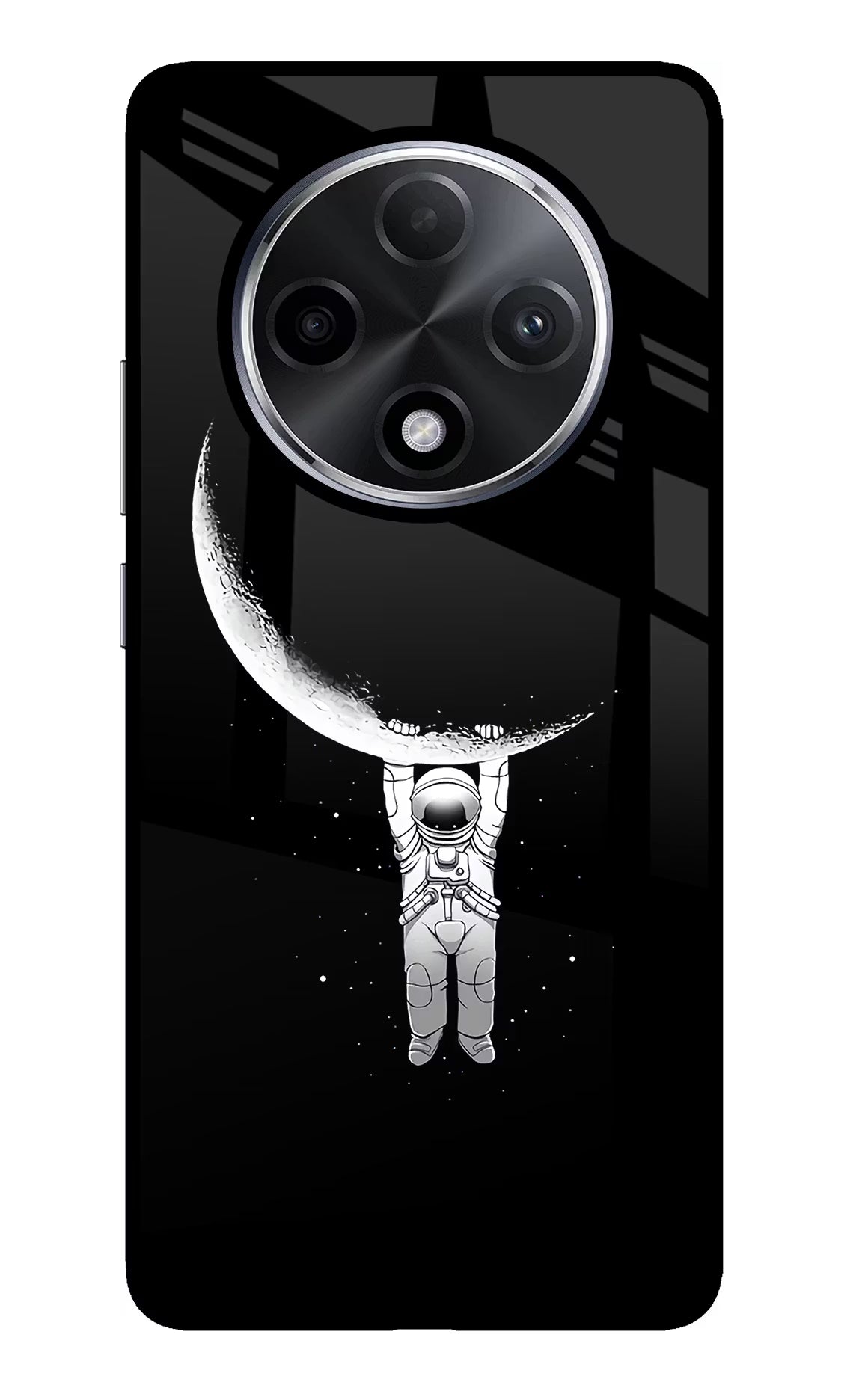 Moon Space Oppo F27 Pro Plus Glass Case - Moon Space Oppo F27 Pro Plus Glass Case Moon Space Oppo F27 Pro Plus Glass Case