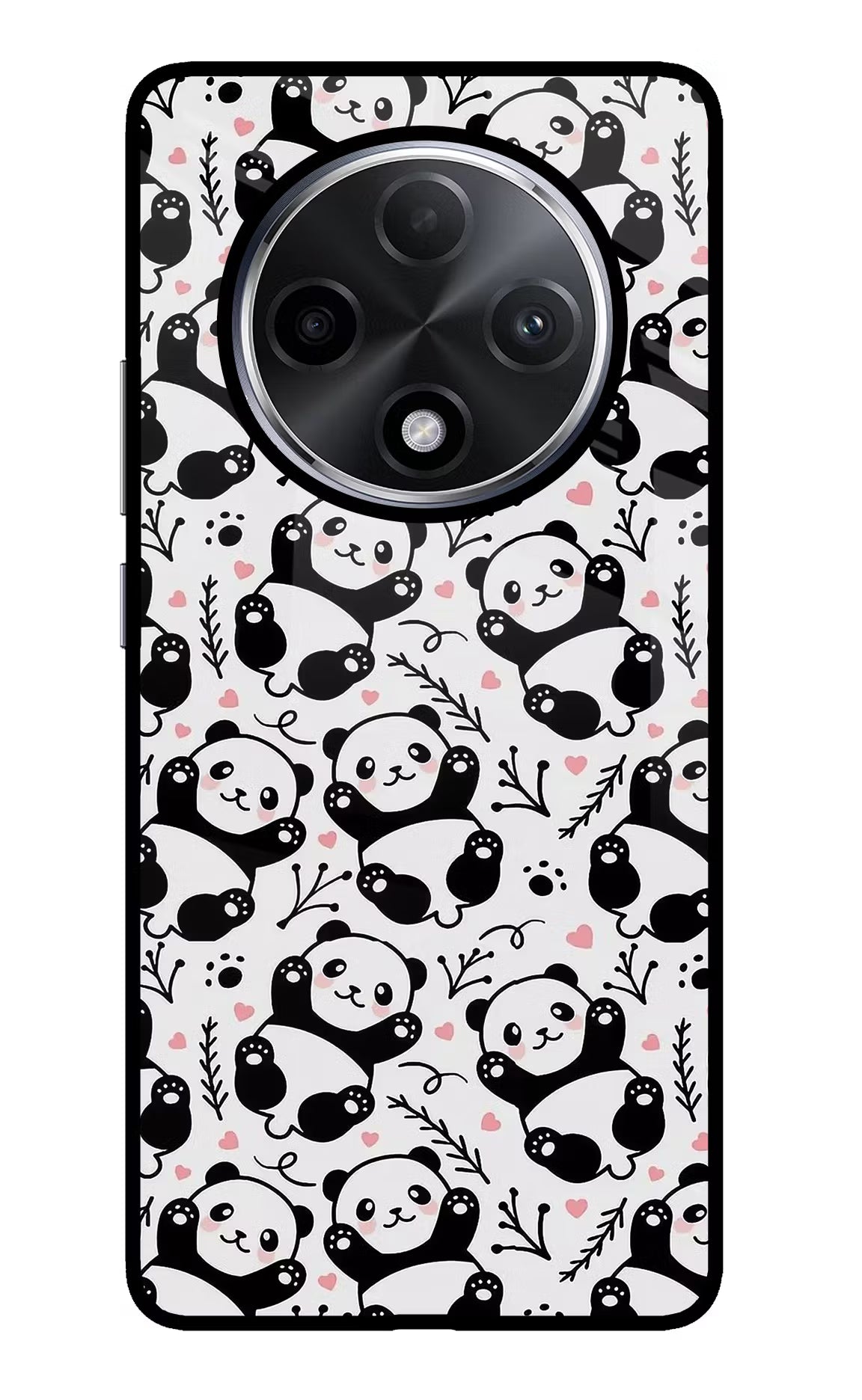Cute Panda Oppo F27 Pro Plus Glass Case - Cute Panda Oppo F27 Pro Plus Glass Case Cute Panda Oppo F27 Pro Plus Glass Case
