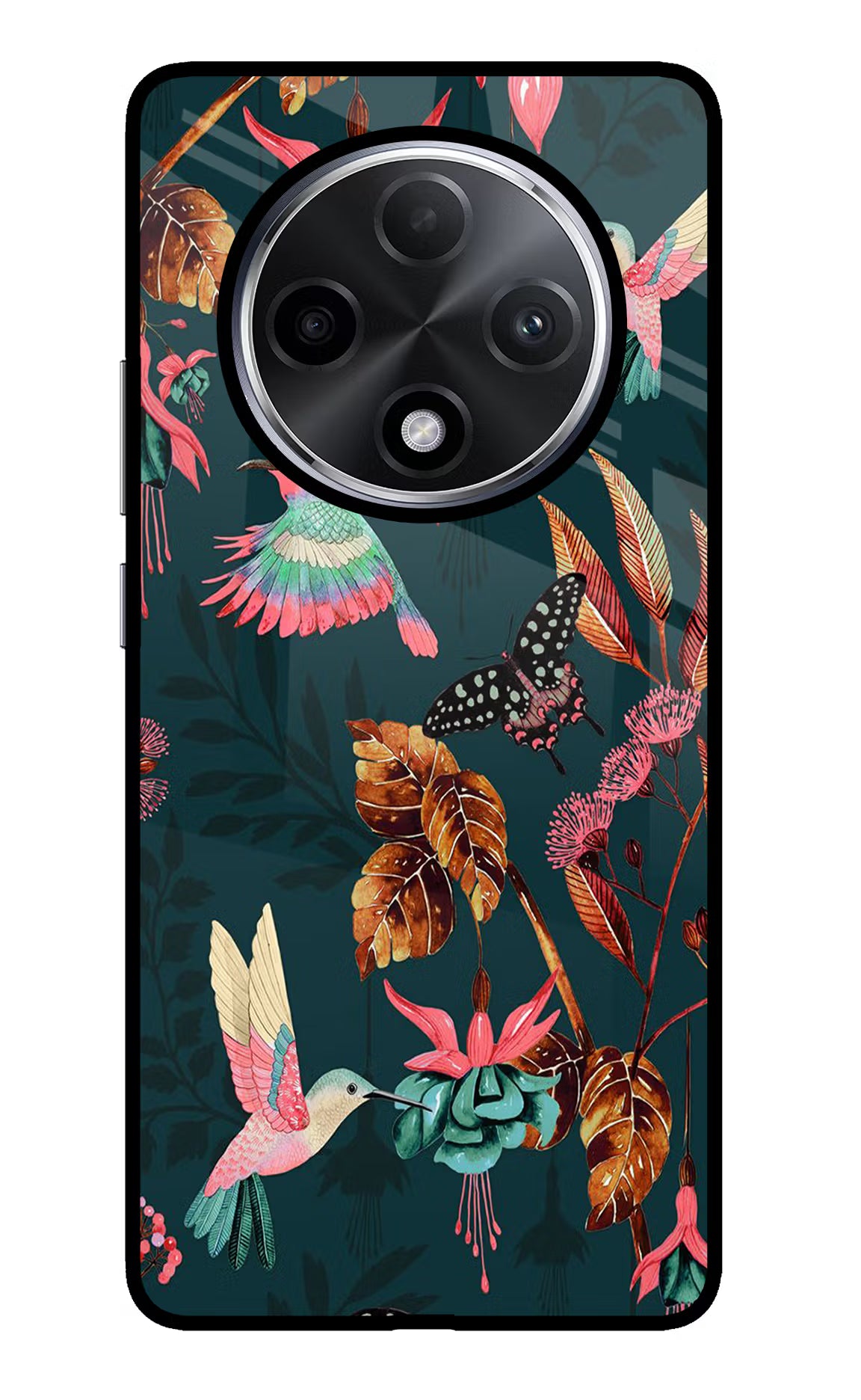 Birds Oppo F27 Pro Plus Glass Case - Birds Oppo F27 Pro Plus Glass Case Birds Oppo F27 Pro Plus Glass Case