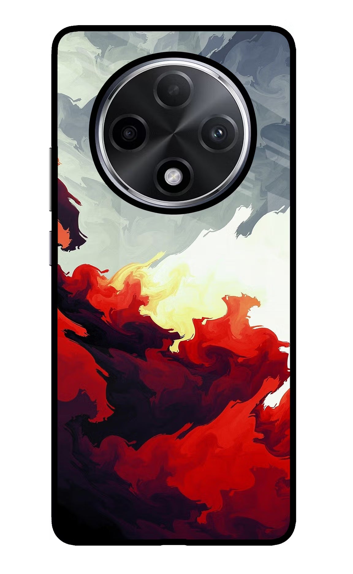 Fire Cloud Oppo F27 Pro Plus Glass Case - Fire Cloud Oppo F27 Pro Plus Glass Case Fire Cloud Oppo F27 Pro Plus Glass Case