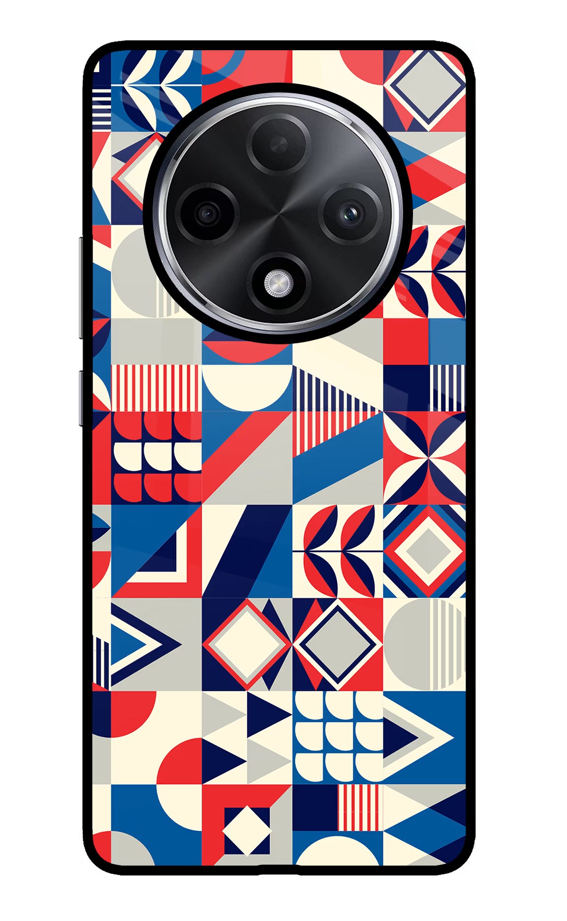 Colorful Pattern Oppo F27 Pro Plus Glass Case - Colorful Pattern Oppo F27 Pro Plus Glass Case Colorful Pattern Oppo F27 Pro Plus Glass Case