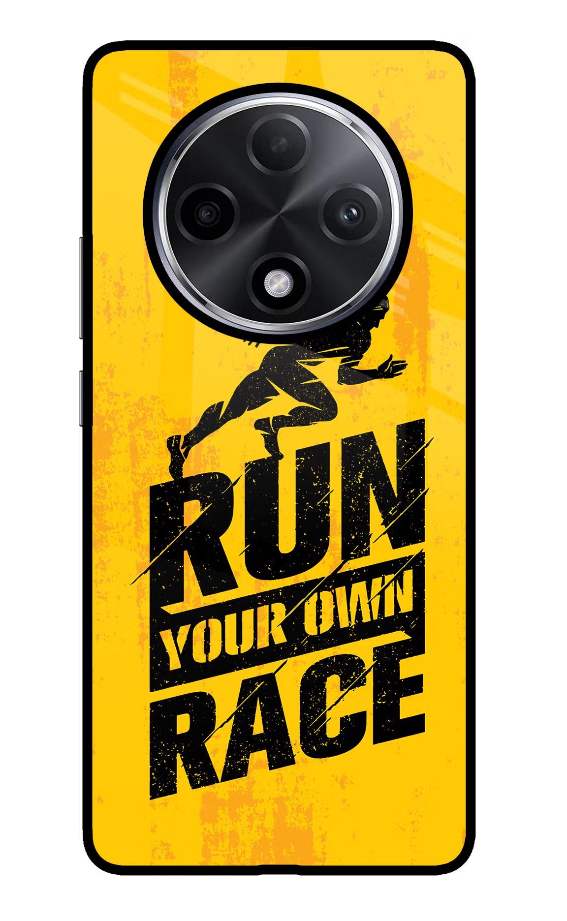 Run Your Own Race Oppo F27 Pro Plus Glass Case - Run Your Own Race Oppo F27 Pro Plus Glass Case Run Your Own Race Oppo F27 Pro Plus Glass Case