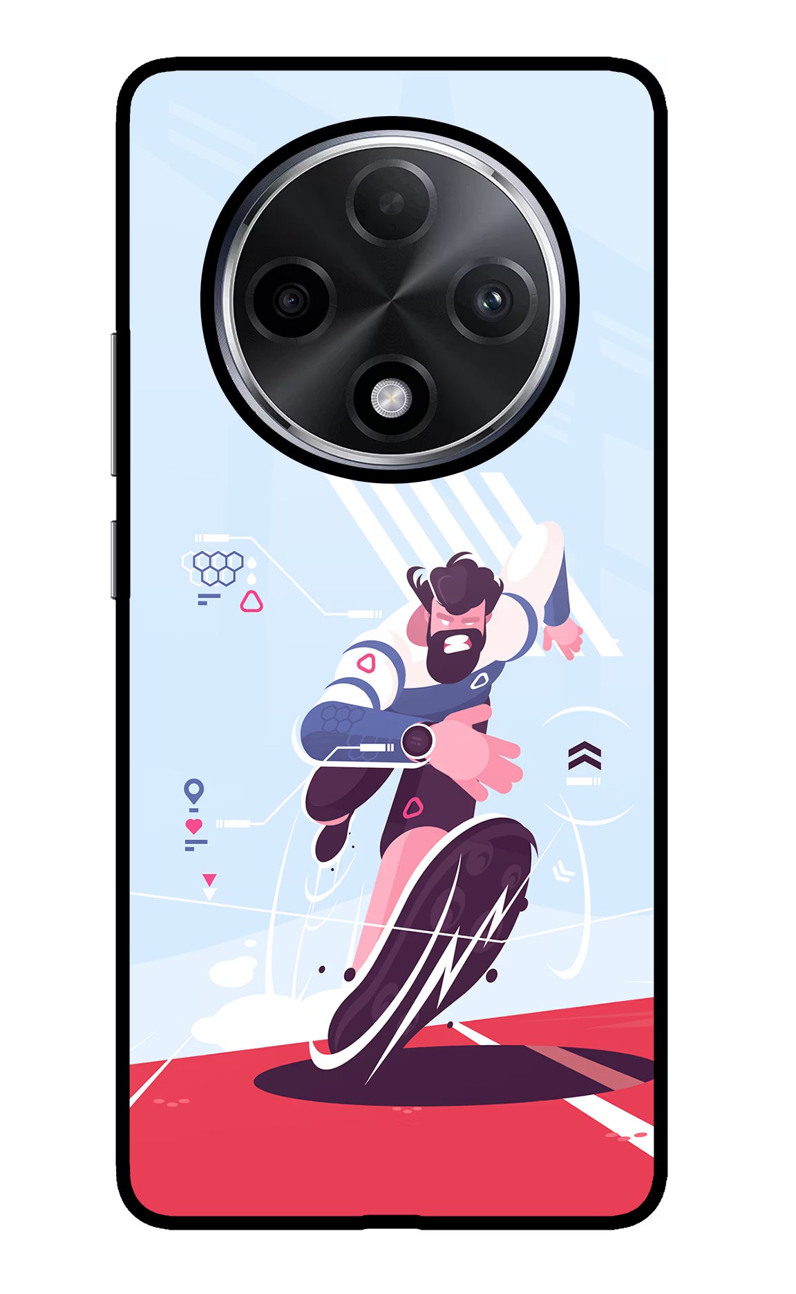 Run Pro Oppo F27 Pro Plus Glass Case - Run Pro Oppo F27 Pro Plus Glass Case Run Pro Oppo F27 Pro Plus Glass Case