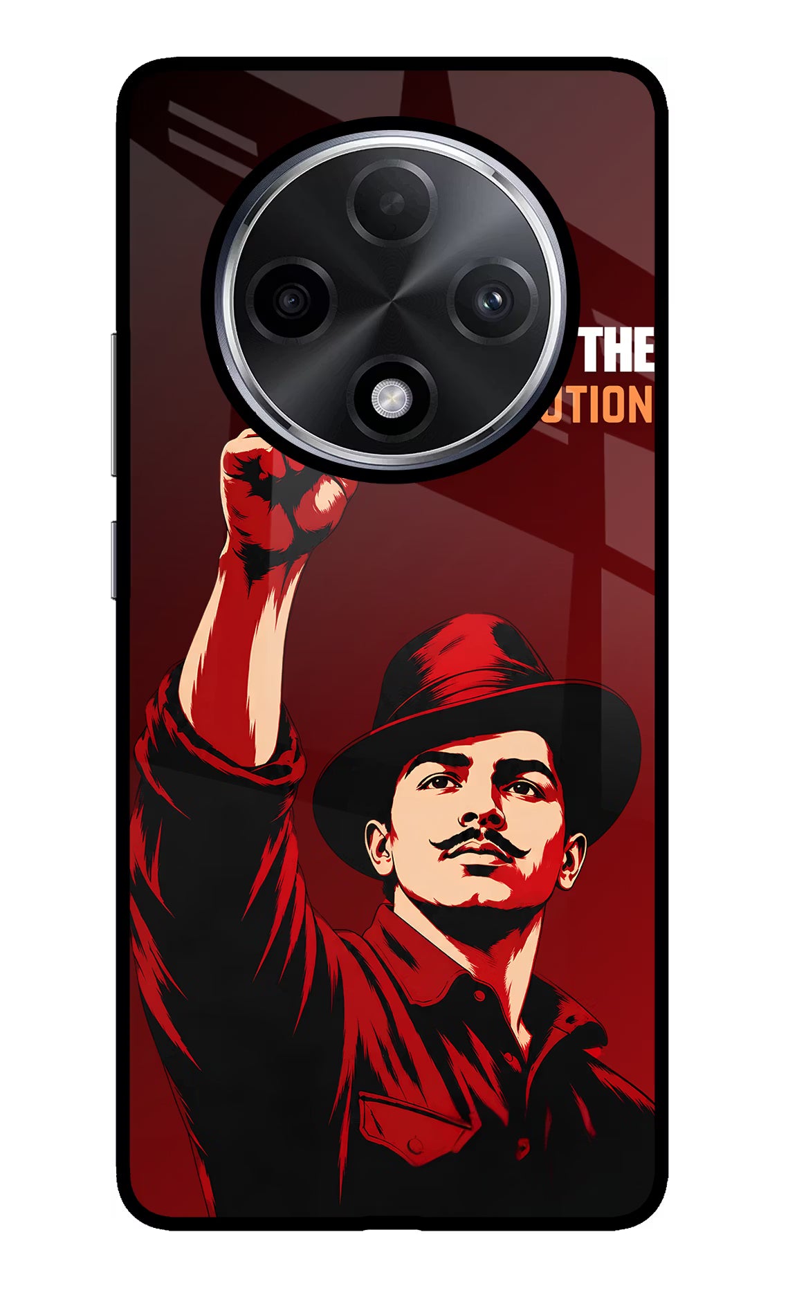 Bhagat Singh Revolution Oppo F27 Pro Plus Glass Case - Bhagat Singh Revolution Oppo F27 Pro Plus Glass Case Bhagat Singh Revolution Oppo F27 Pro Plus Glass Case