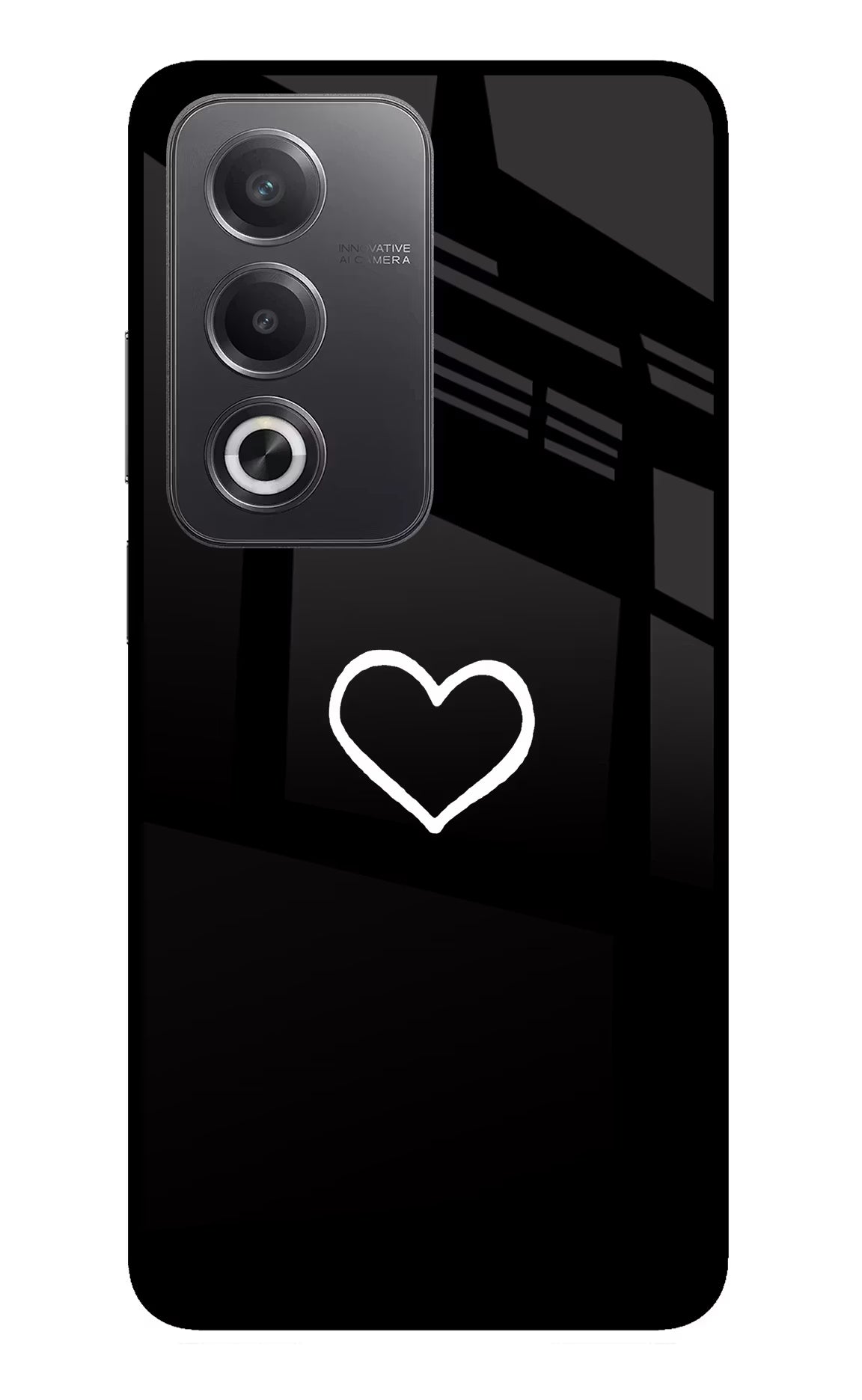 Heart Oppo A3 Pro 5G Glass Case - Heart Oppo A3 Pro 5G Glass Case Heart Oppo A3 Pro 5G Glass Case