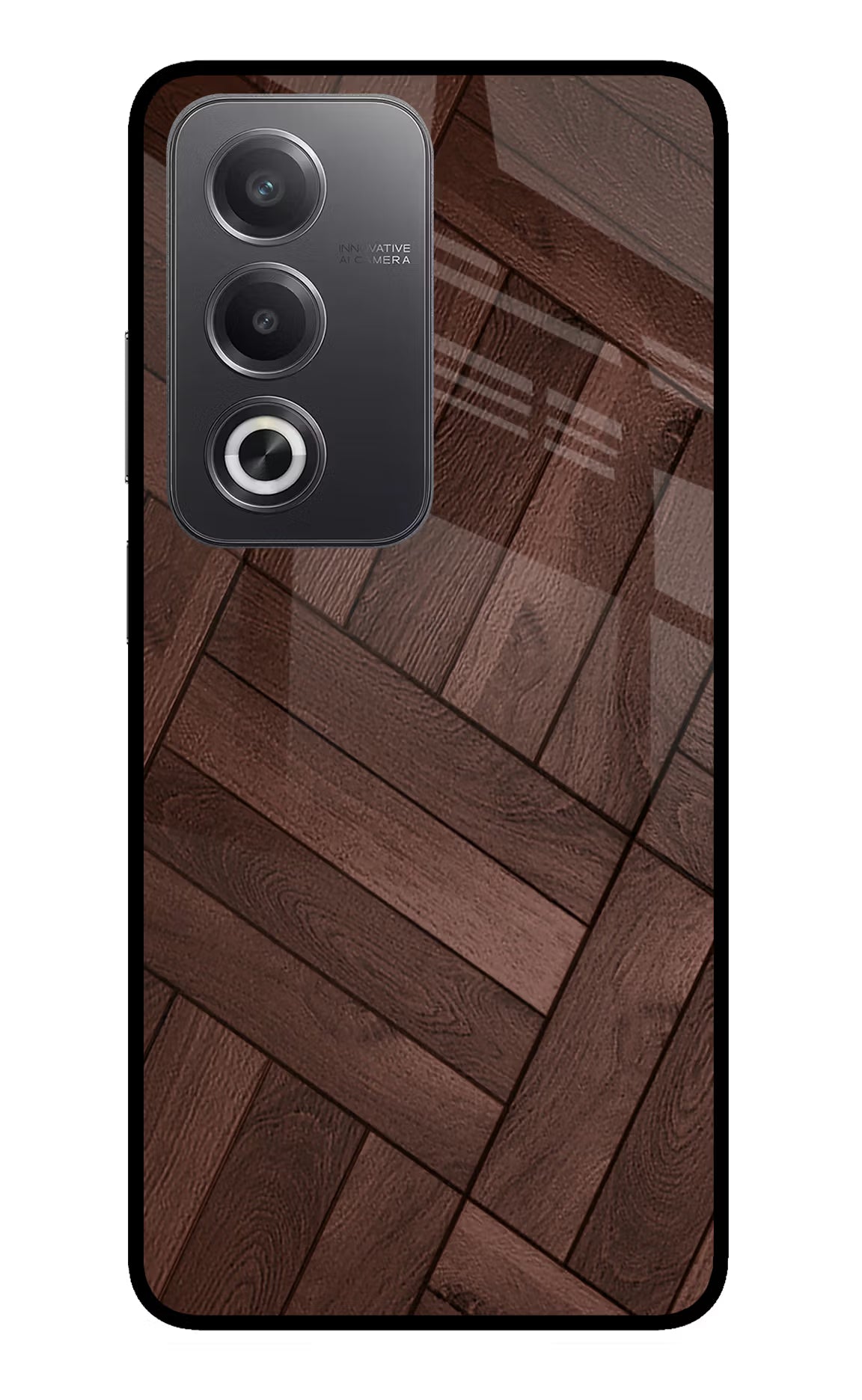 Wooden Texture Design Oppo A3 Pro 5G Glass Case - Wooden Texture Design Oppo A3 Pro 5G Glass Case Wooden Texture Design Oppo A3 Pro 5G Glass Case