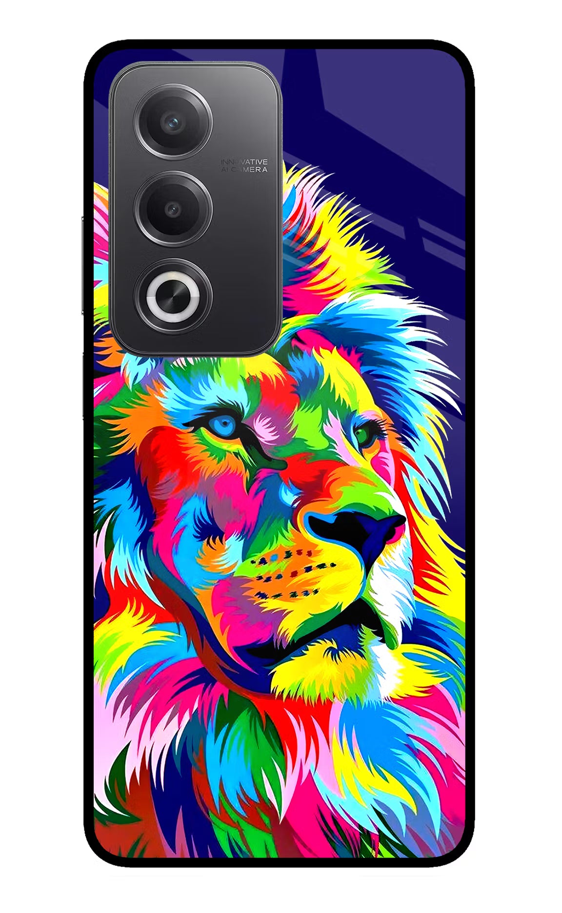 Vector Art Lion Oppo A3 Pro 5G Glass Case - Vector Art Lion Oppo A3 Pro 5G Glass Case Vector Art Lion Oppo A3 Pro 5G Glass Case