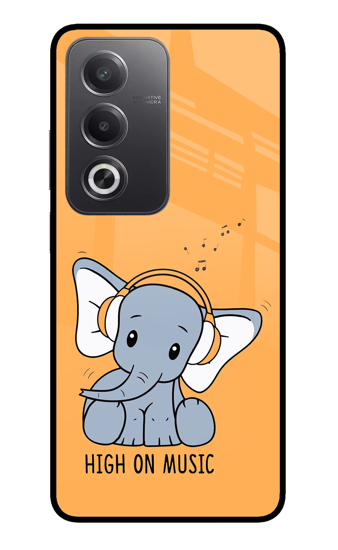 High On Music Oppo A3 Pro 5G Glass Case - High On Music Oppo A3 Pro 5G Glass Case High On Music Oppo A3 Pro 5G Glass Case