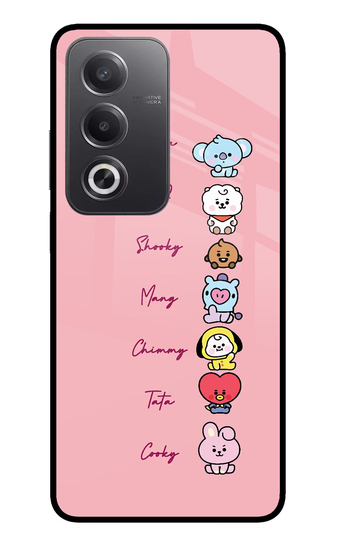 BTS names Oppo A3 Pro 5G Glass Case - BTS names Oppo A3 Pro 5G Glass Case BTS names Oppo A3 Pro 5G Glass Case