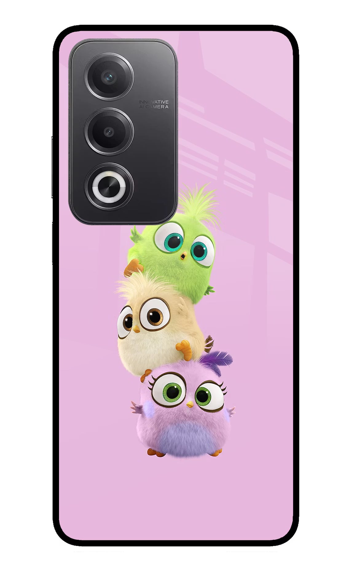Cute Little Birds Oppo A3 Pro 5G Glass Case - Cute Little Birds Oppo A3 Pro 5G Glass Case Cute Little Birds Oppo A3 Pro 5G Glass Case