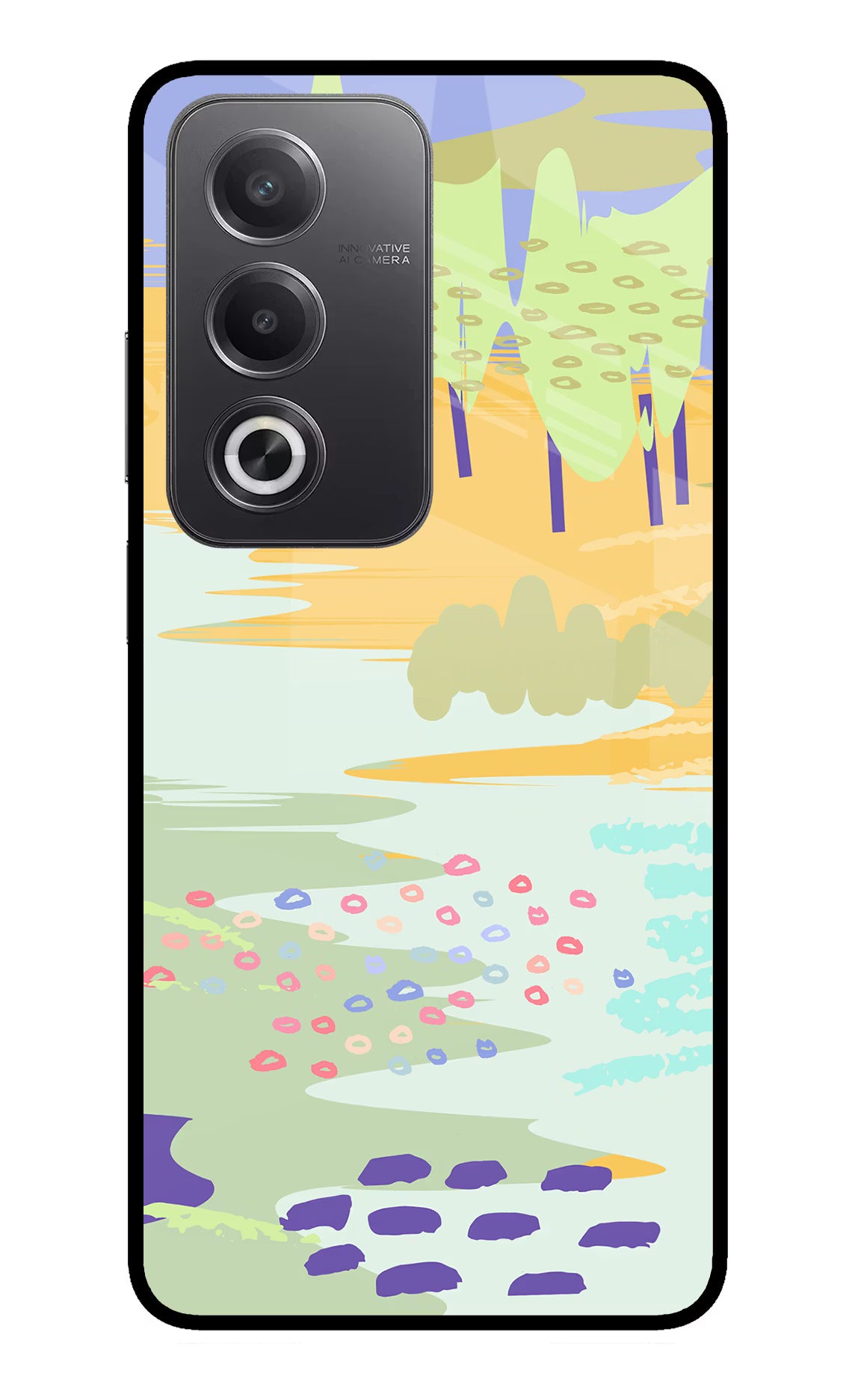 Scenery Oppo A3 Pro 5G Glass Case - Scenery Oppo A3 Pro 5G Glass Case Scenery Oppo A3 Pro 5G Glass Case