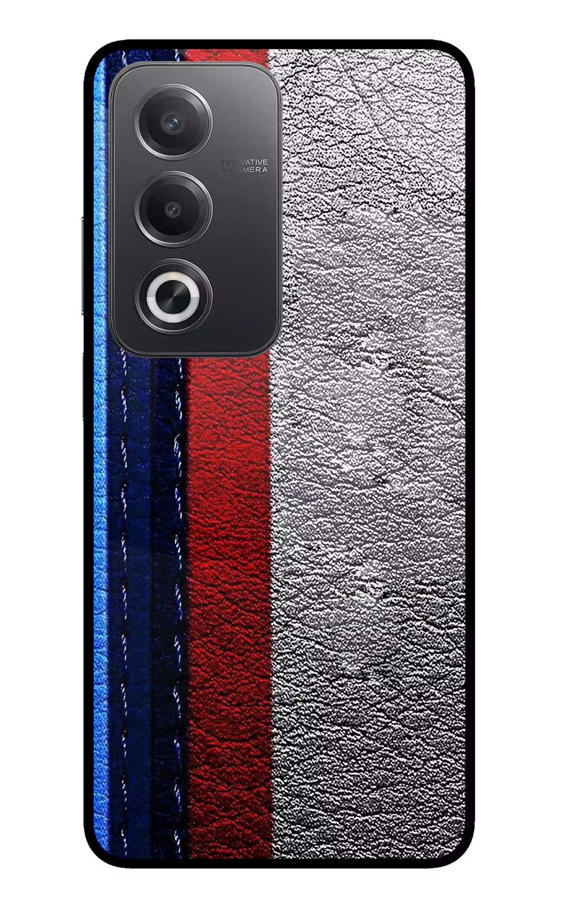 BMW Stripes Oppo A3 Pro 5G Glass Case - BMW Stripes Oppo A3 Pro 5G Glass Case BMW Stripes Oppo A3 Pro 5G Glass Case