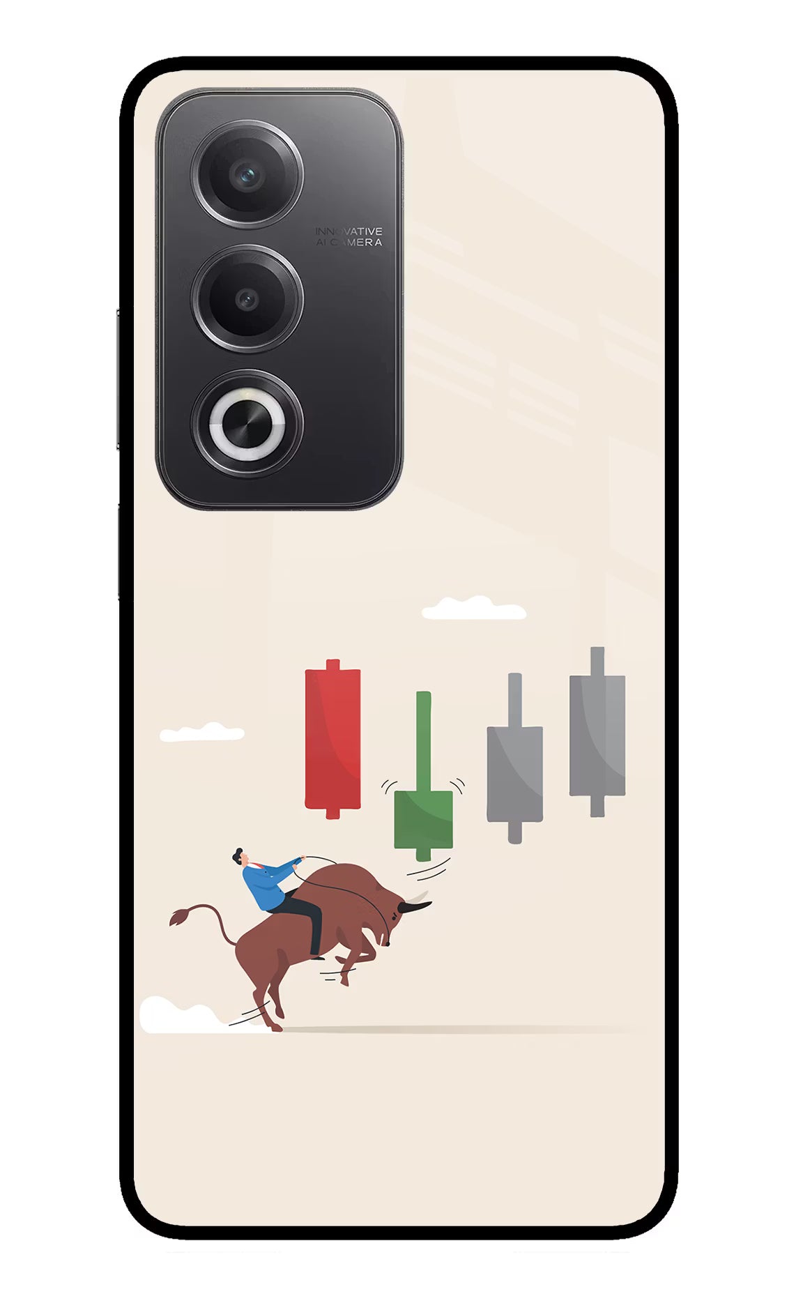 Bull Trading Momentum Oppo A3 Pro 5G Glass Case - Bull Trading Momentum Oppo A3 Pro 5G Glass Case Bull Trading Momentum Oppo A3 Pro 5G Glass Case