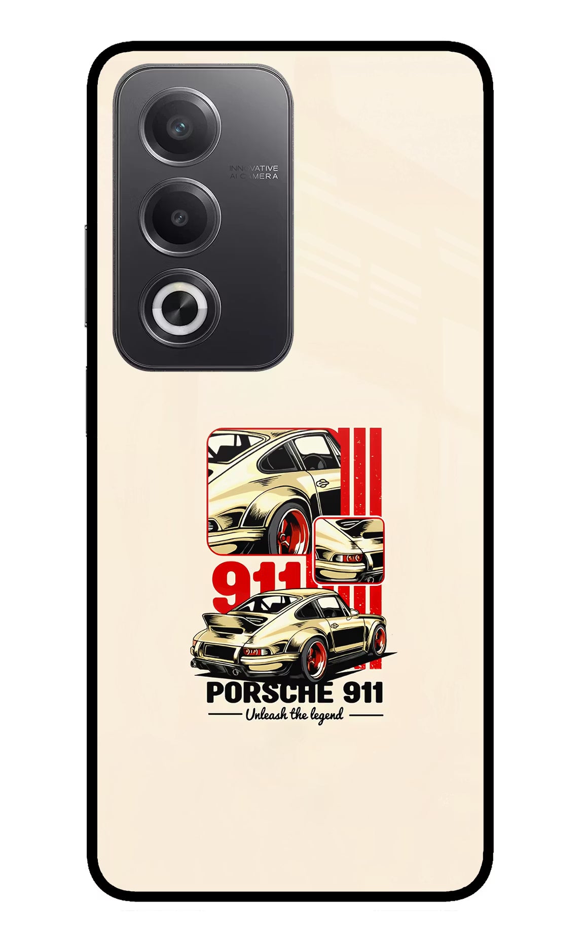 Classic Porsche 911 Oppo A3 Pro 5G Glass Case - Classic Porsche 911 Oppo A3 Pro 5G Glass Case Classic Porsche 911 Oppo A3 Pro 5G Glass Case