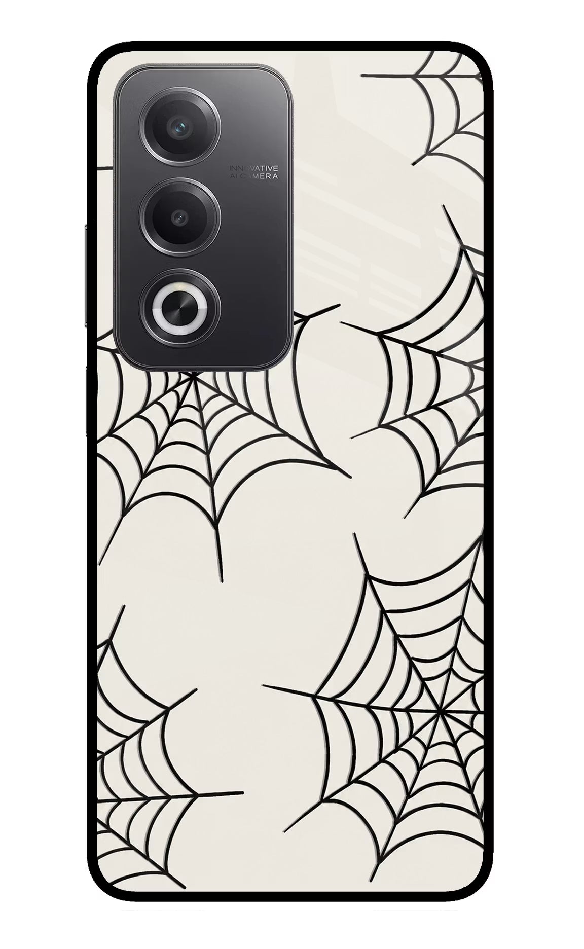 Spider Web Oppo A3 Pro 5G Glass Case - Spider Web Oppo A3 Pro 5G Glass Case Spider Web Oppo A3 Pro 5G Glass Case