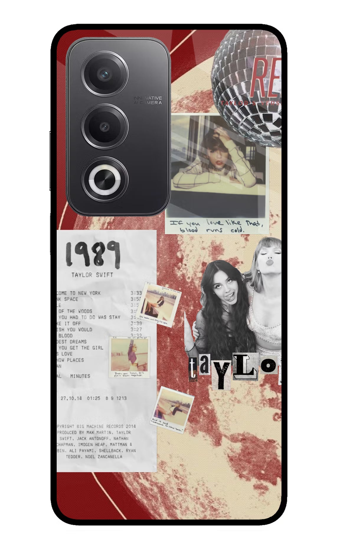 Taylor Swift Oppo A3 Pro 5G Glass Case - Taylor Swift Oppo A3 Pro 5G Glass Case Taylor Swift Oppo A3 Pro 5G Glass Case