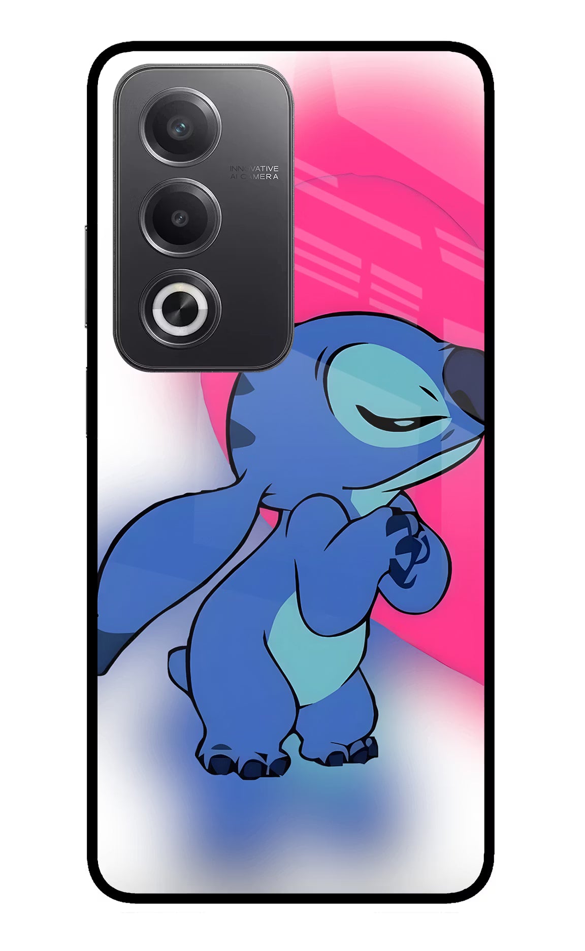Stitch Hug Oppo A3 Pro 5G Glass Case - Stitch Hug Oppo A3 Pro 5G Glass Case Stitch Hug Oppo A3 Pro 5G Glass Case