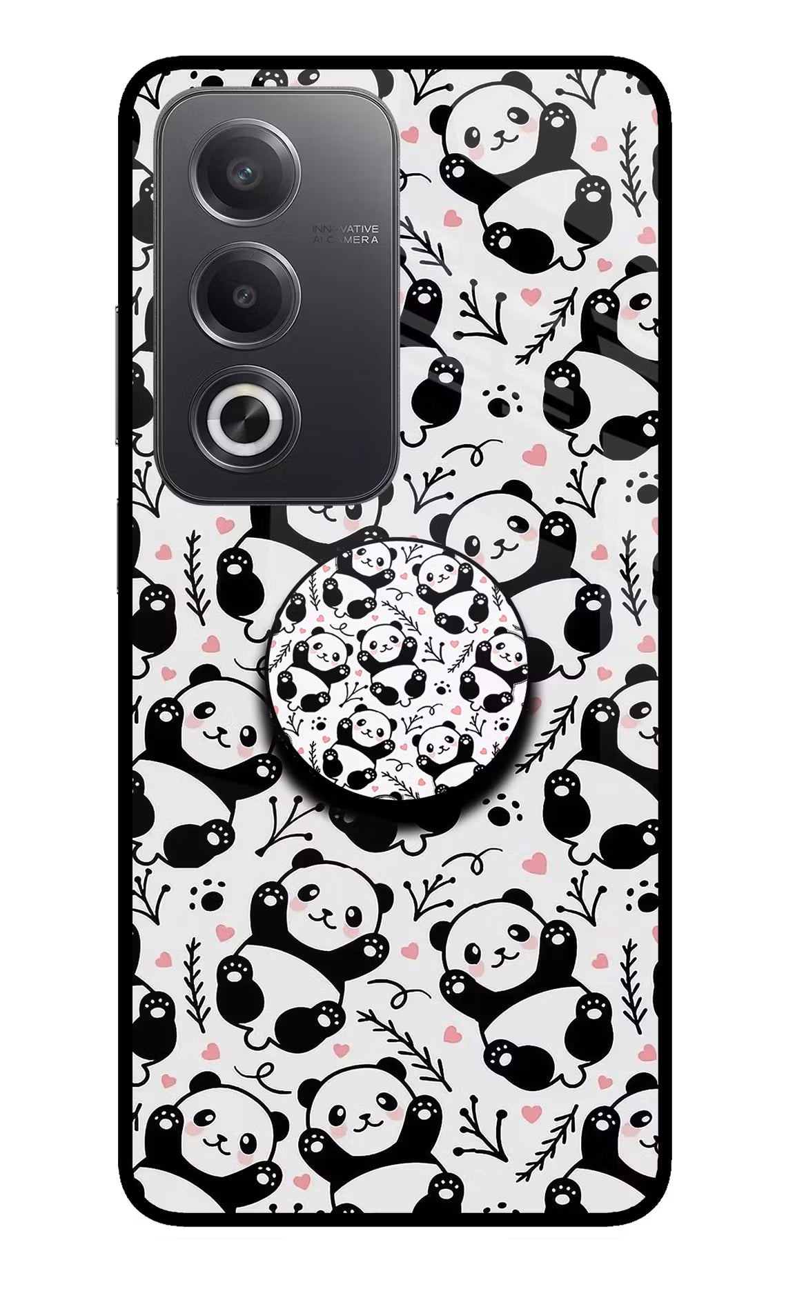 Cute Panda Oppo A3 Pro 5G Pop Case - Cute Panda Oppo A3 Pro 5G Pop Case by Casekaro Cute Panda Oppo A3 Pro 5G Pop Case by Casekaro