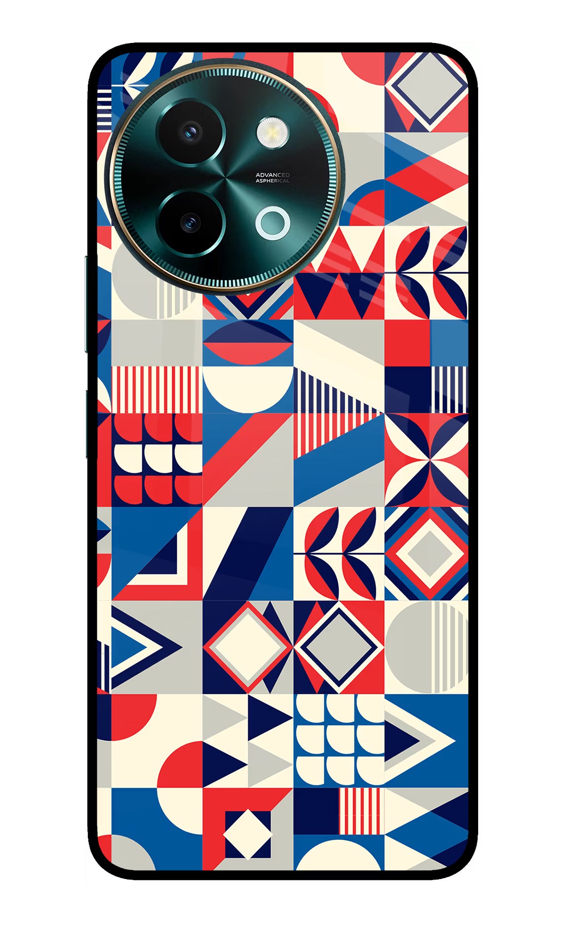 Colorful Pattern Vivo Y58 5G Glass Case - Colorful Pattern Vivo Y58 5G Glass Case Colorful Pattern Vivo Y58 5G Glass Case