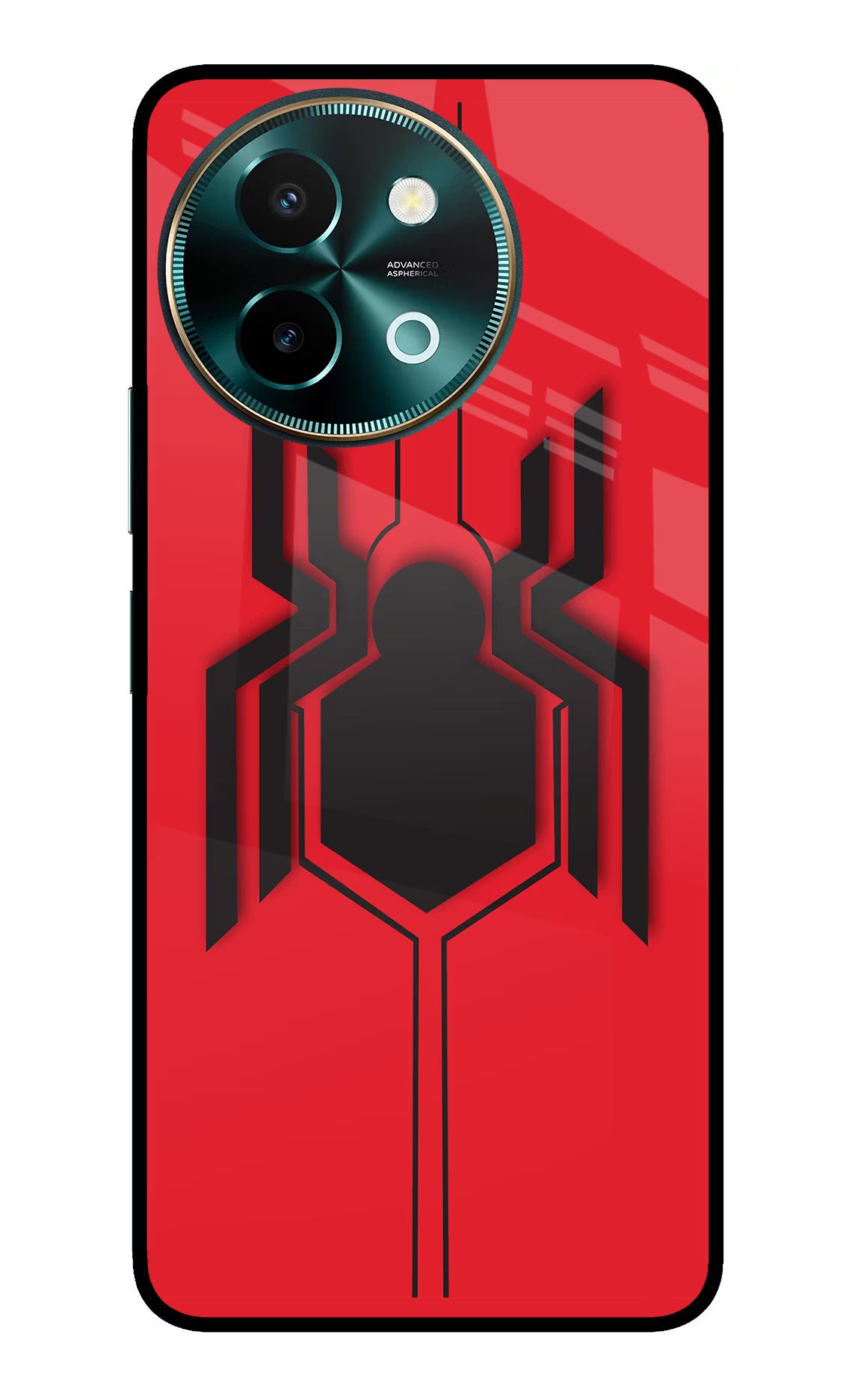 Spider Vivo Y58 5G Glass Case - Spider Vivo Y58 5G Glass Case Spider Vivo Y58 5G Glass Case
