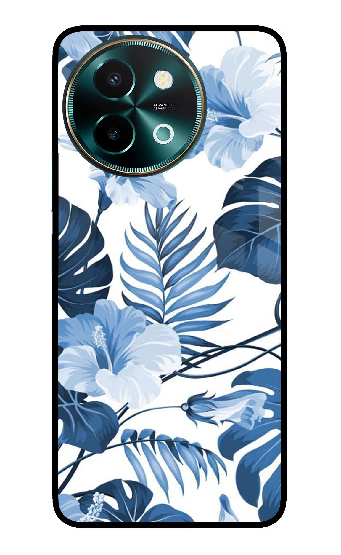 Fabric Art Vivo Y58 5G Glass Case - Fabric Art Vivo Y58 5G Glass Case Fabric Art Vivo Y58 5G Glass Case