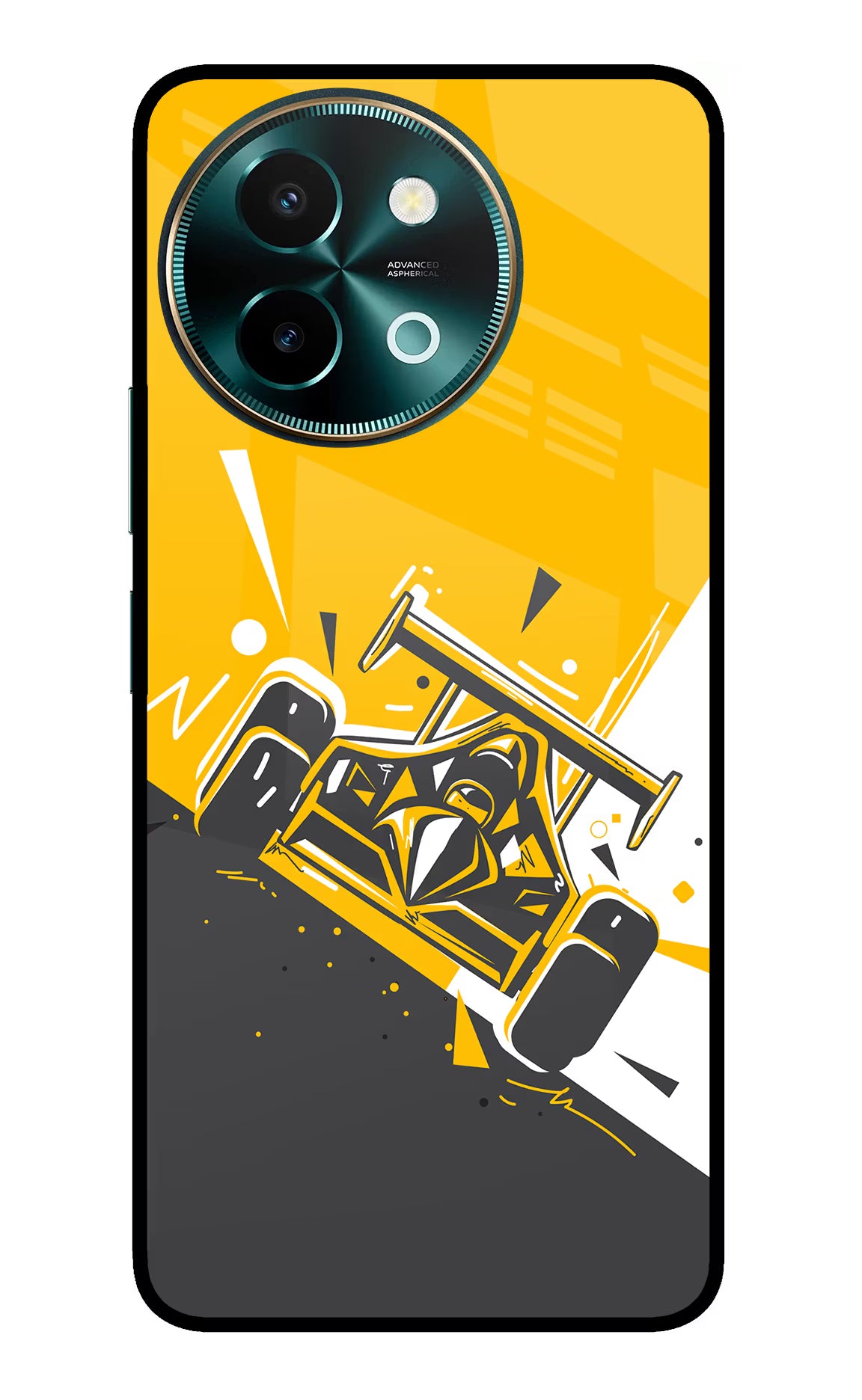 Track King Vivo Y58 5G Glass Case - Track King Vivo Y58 5G Glass Case Track King Vivo Y58 5G Glass Case