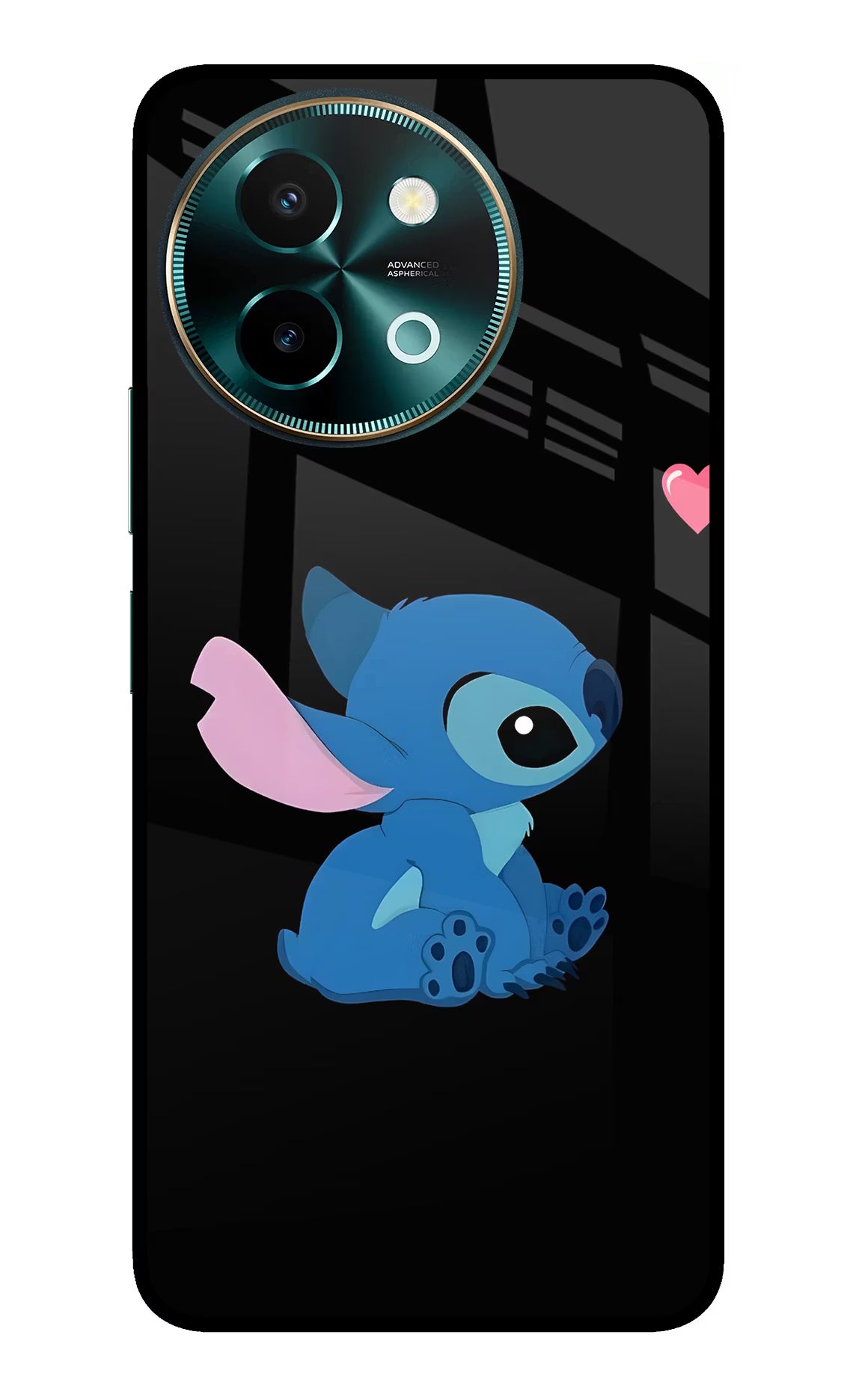 Stitch Crush Vivo Y58 5G Glass Case - Stitch Crush Vivo Y58 5G Glass Case Stitch Crush Vivo Y58 5G Glass Case