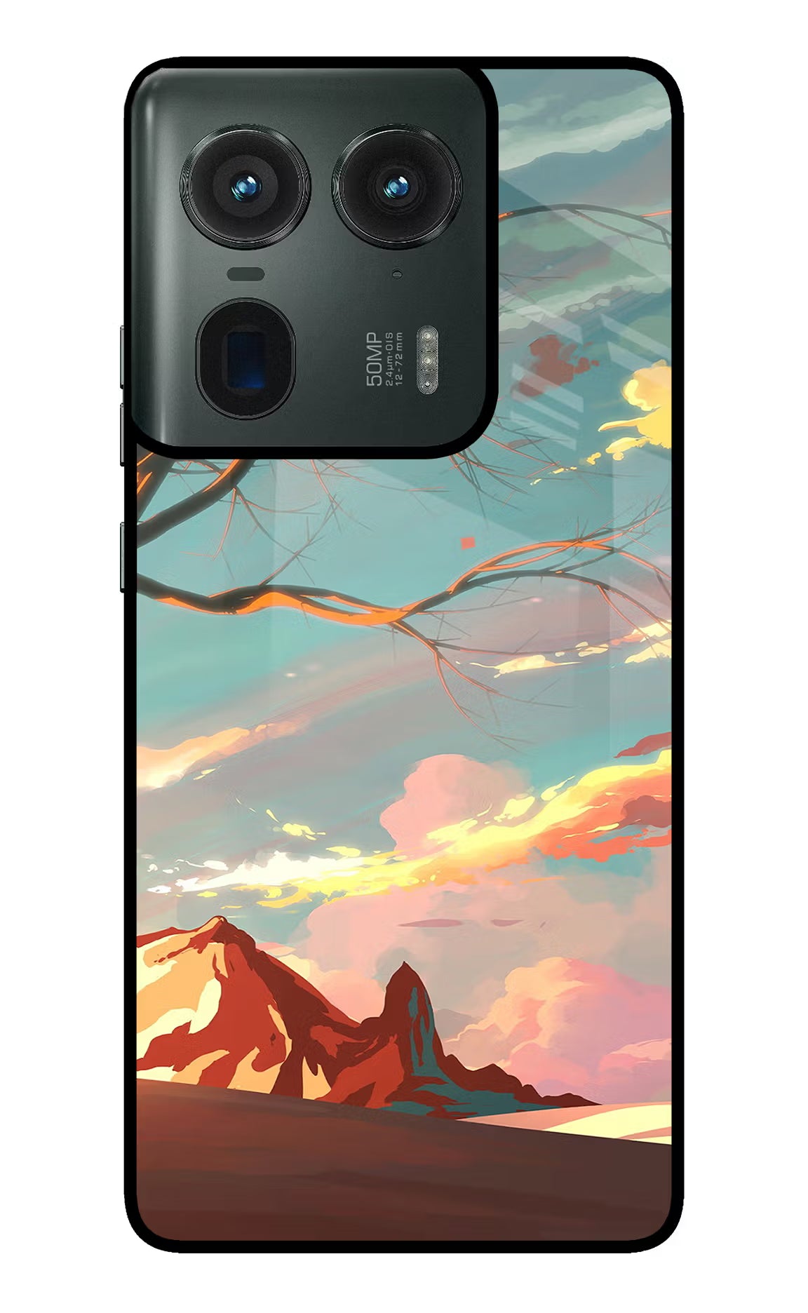 Scenery Moto Edge 50 Ultra 5G Glass Case - Scenery Moto Edge 50 Ultra 5G Glass Case Scenery Moto Edge 50 Ultra 5G Glass Case