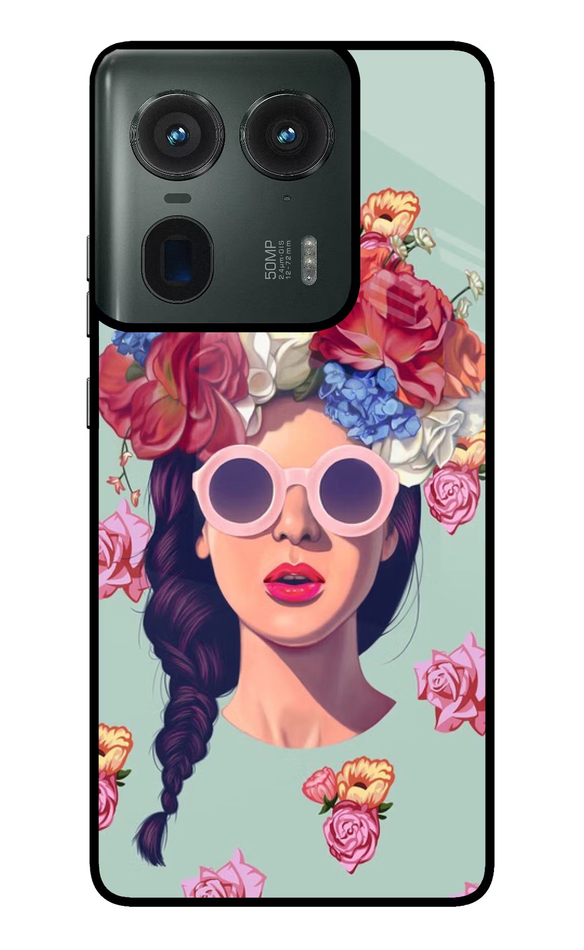 Pretty Girl Moto Edge 50 Ultra 5G Glass Case - Pretty Girl Moto Edge 50 Ultra 5G Glass Case Pretty Girl Moto Edge 50 Ultra 5G Glass Case