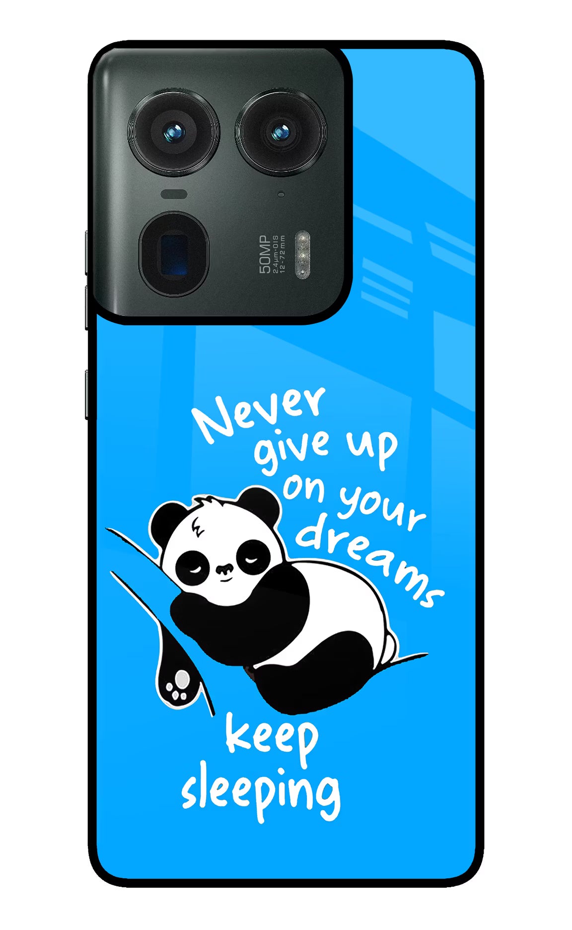 Keep Sleeping Moto Edge 50 Ultra 5G Glass Case - Keep Sleeping Moto Edge 50 Ultra 5G Glass Case Keep Sleeping Moto Edge 50 Ultra 5G Glass Case