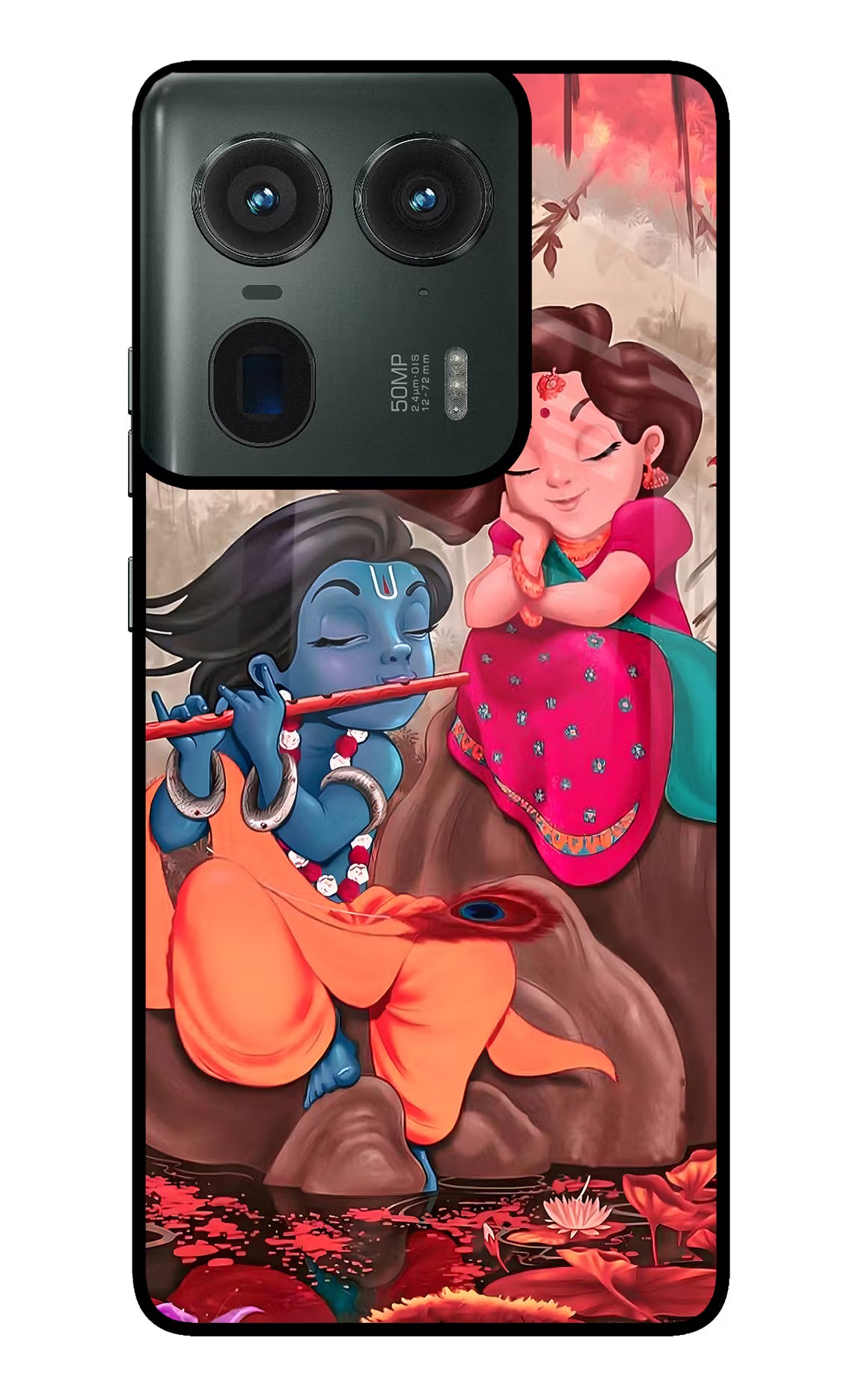 Radhe Krishna Moto Edge 50 Ultra 5G Glass Case - Radhe Krishna Moto Edge 50 Ultra 5G Glass Case Radhe Krishna Moto Edge 50 Ultra 5G Glass Case