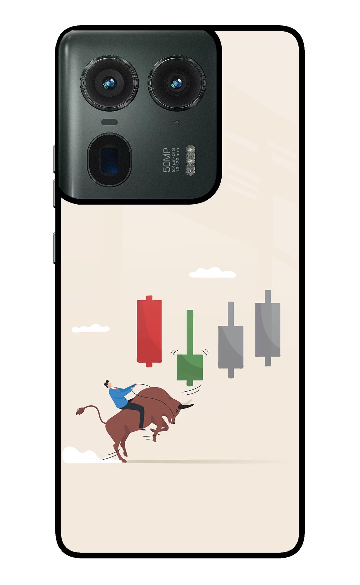 Bull Trading Momentum Moto Edge 50 Ultra 5G Glass Case - Bull Trading Momentum Moto Edge 50 Ultra 5G Glass Case Bull Trading Momentum Moto Edge 50 Ultra 5G Glass Case
