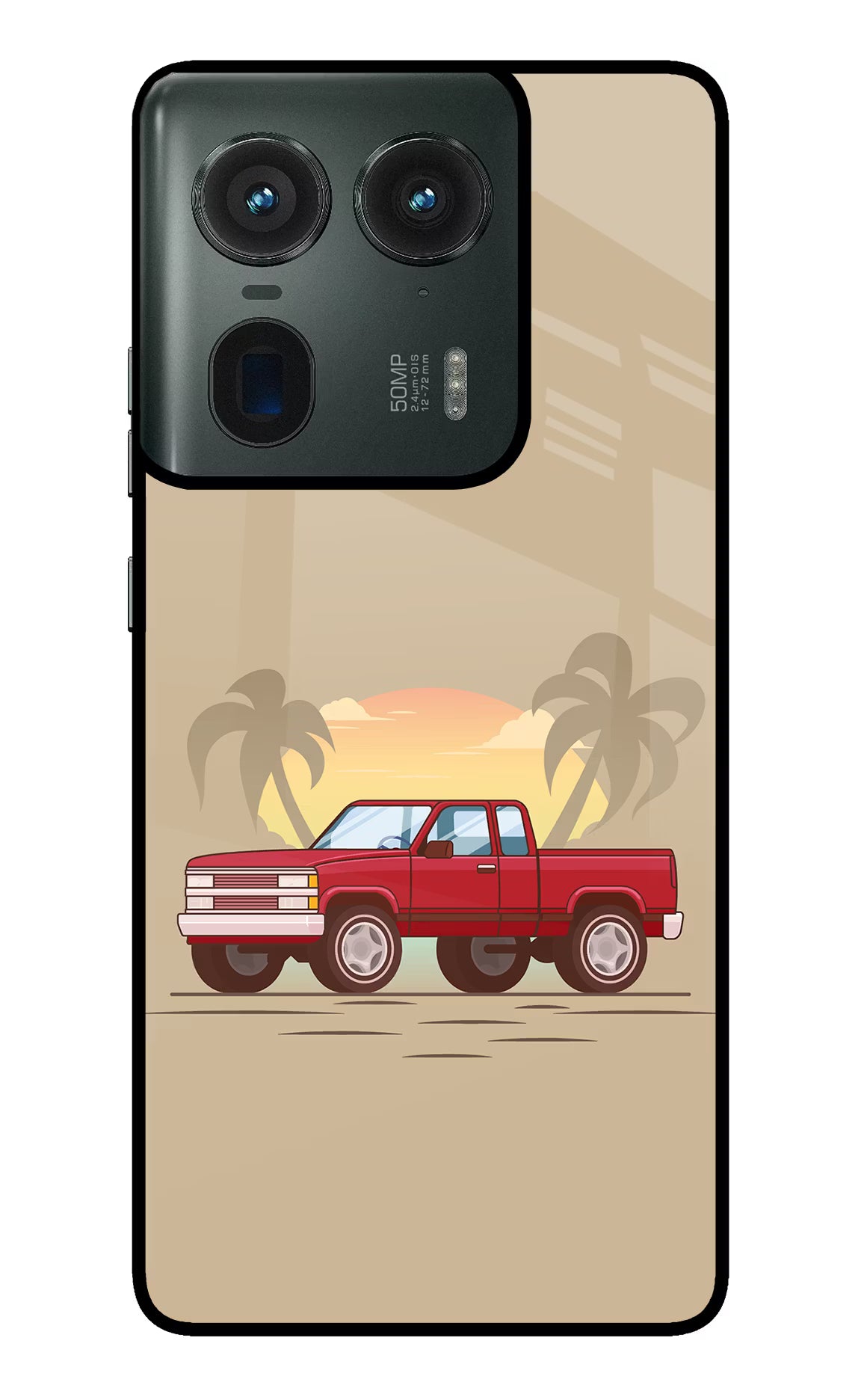 Desert Classic Drive Moto Edge 50 Ultra 5G Glass Case - Desert Classic Drive Moto Edge 50 Ultra 5G Glass Case Desert Classic Drive Moto Edge 50 Ultra 5G Glass Case