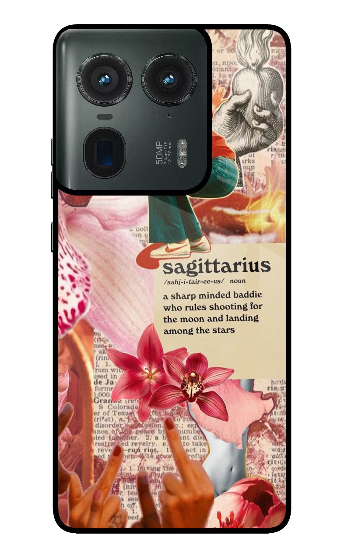 Sagittarius Zodiac Moto Edge 50 Ultra 5G Glass Case - Sagittarius Zodiac Moto Edge 50 Ultra 5G Glass Case Sagittarius Zodiac Moto Edge 50 Ultra 5G Glass Case