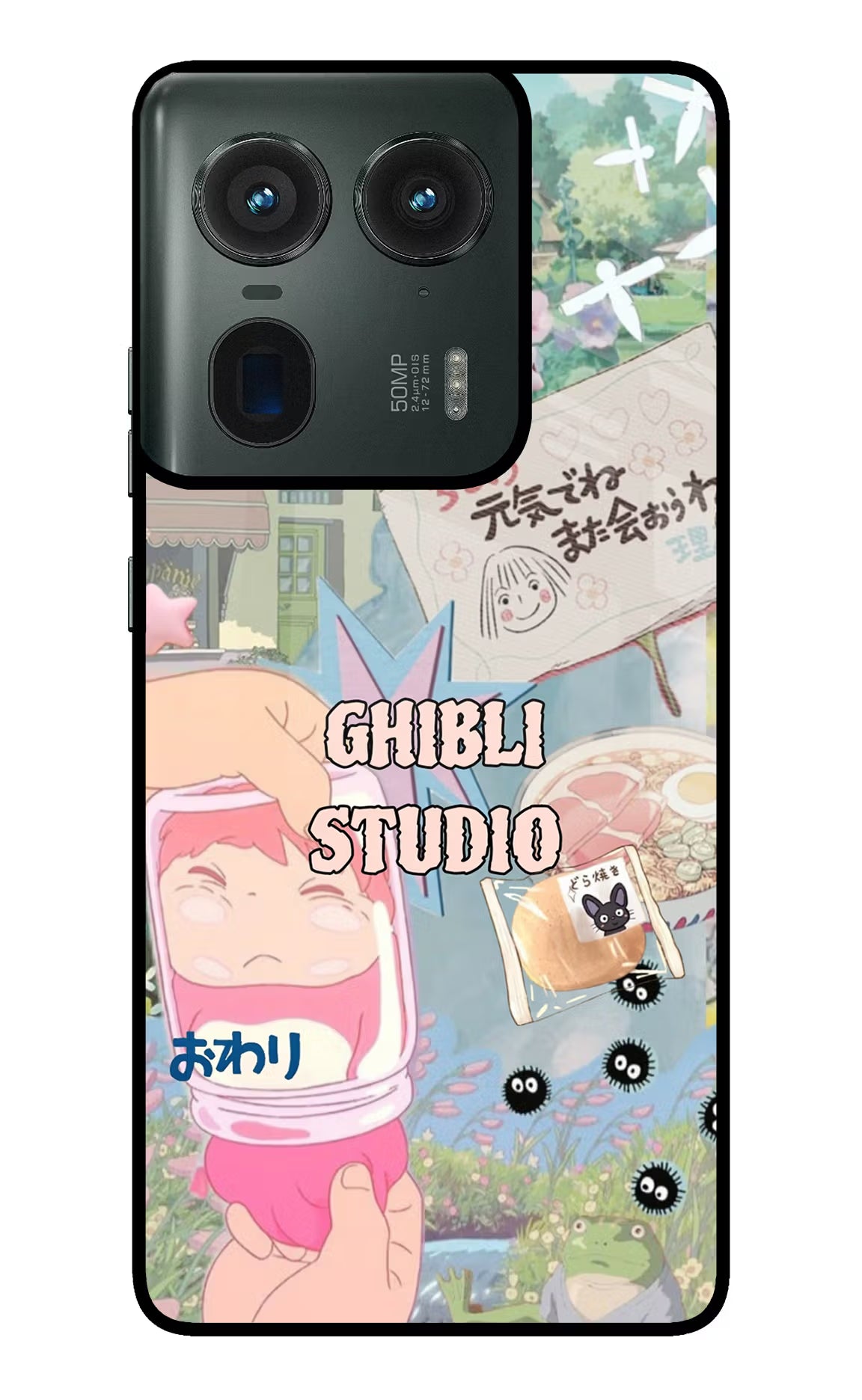 Studio Ghibli Moto Edge 50 Ultra 5G Glass Case - Studio Ghibli Moto Edge 50 Ultra 5G Glass Case Studio Ghibli Moto Edge 50 Ultra 5G Glass Case