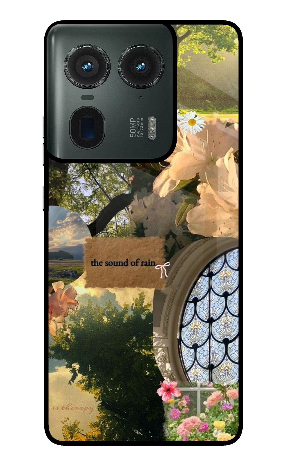 Rain Moto Edge 50 Ultra 5G Glass Case - Rain Moto Edge 50 Ultra 5G Glass Case Rain Moto Edge 50 Ultra 5G Glass Case