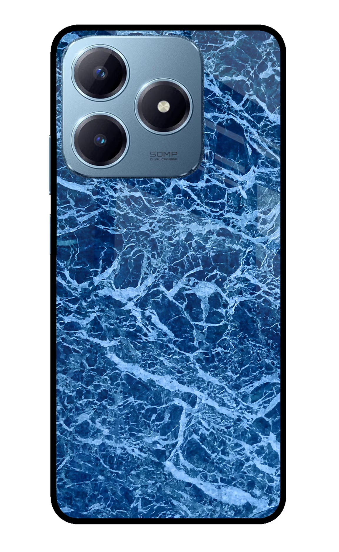 Blue Marble Realme Narzo N63 Glass Case - Blue Marble Realme Narzo N63 Glass Case Blue Marble Realme Narzo N63 Glass Case