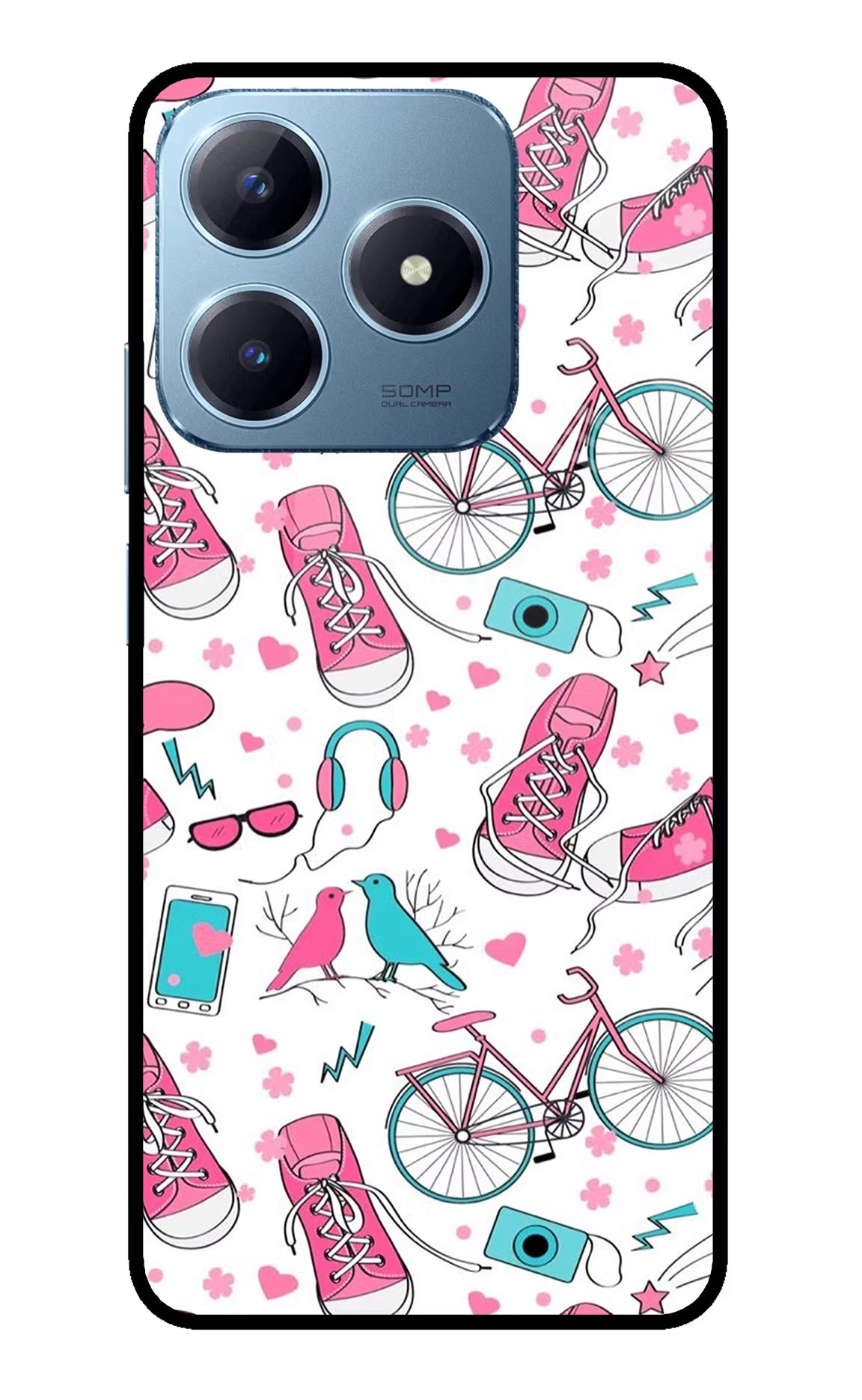 Artwork Realme Narzo N63 Glass Case - Artwork Realme Narzo N63 Glass Case Artwork Realme Narzo N63 Glass Case