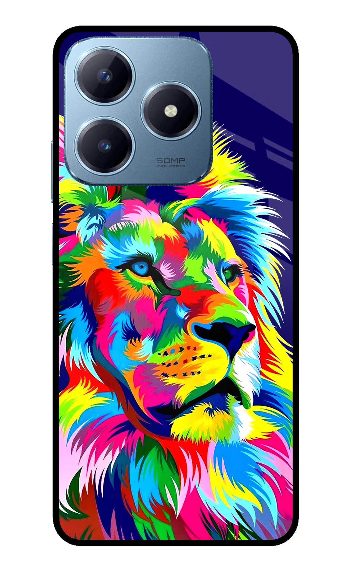 Vector Art Lion Realme Narzo N63 Glass Case - Vector Art Lion Realme Narzo N63 Glass Case Vector Art Lion Realme Narzo N63 Glass Case