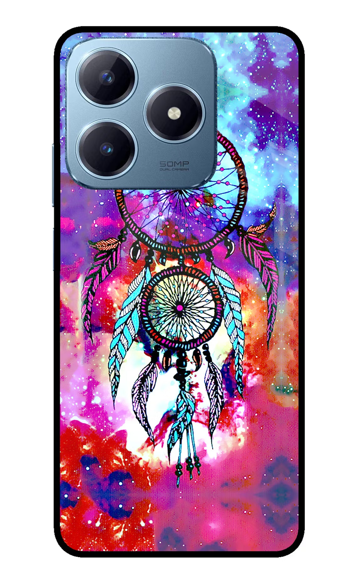Dream Catcher Abstract Realme Narzo N63 Glass Case - Dream Catcher Abstract Realme Narzo N63 Glass Case Dream Catcher Abstract Realme Narzo N63 Glass Case