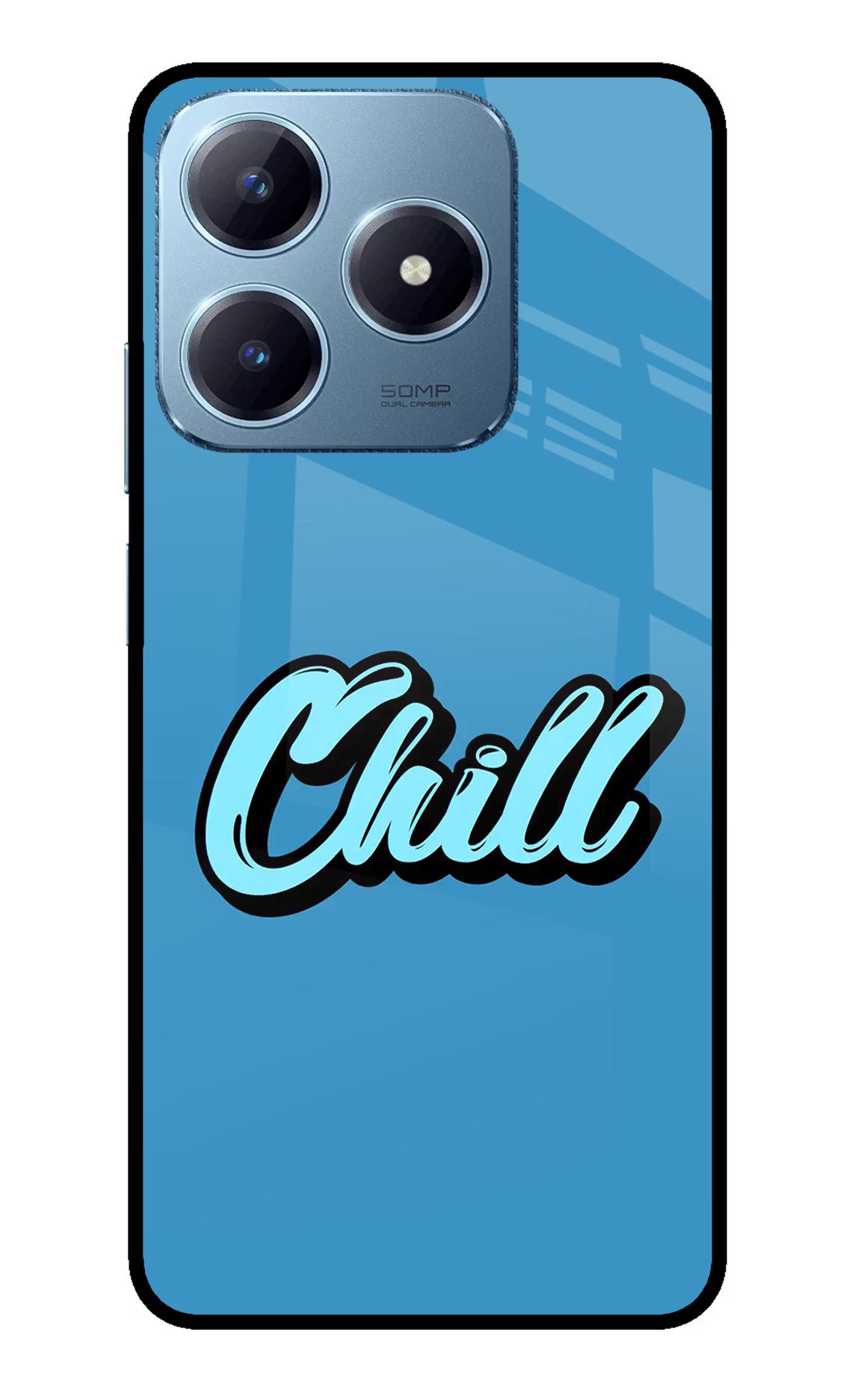 Chill Realme Narzo N63 Glass Case - Chill Realme Narzo N63 Glass Case Chill Realme Narzo N63 Glass Case