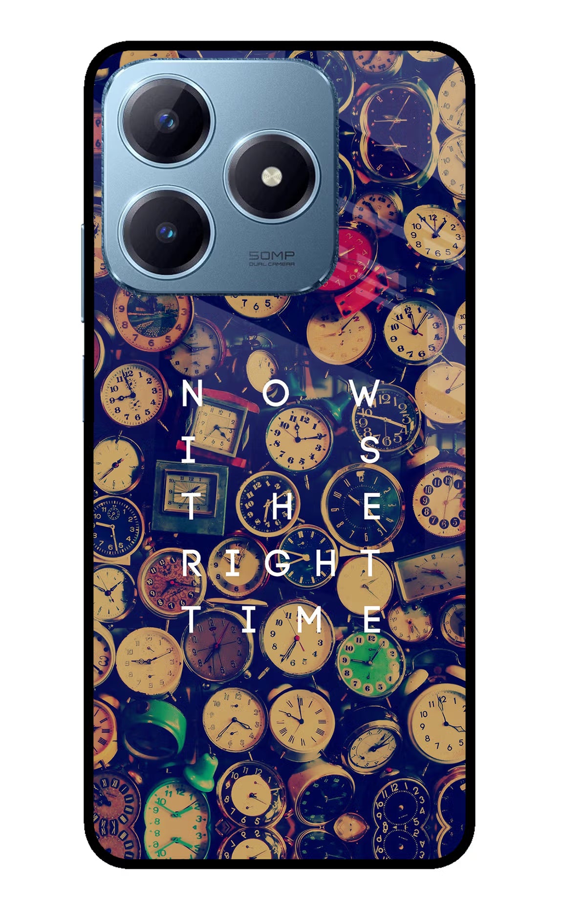 Now is the Right Time Quote Realme Narzo N63 Glass Case - Now is the Right Time Quote Realme Narzo N63 Glass Case Now is the Right Time Quote Realme Narzo N63 Glass Case