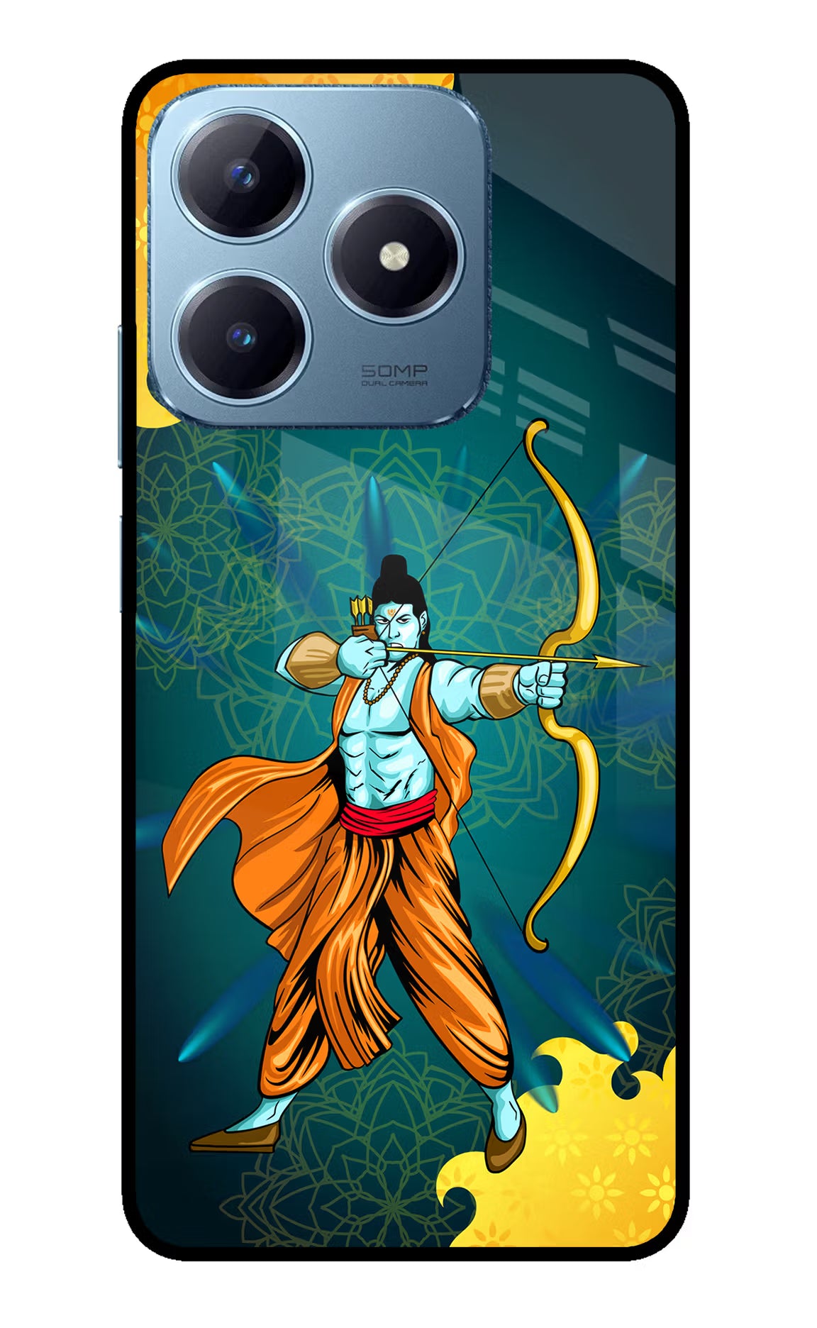 Lord Ram - 6 Realme Narzo N63 Glass Case - Lord Ram - 6 Realme Narzo N63 Glass Case Lord Ram - 6 Realme Narzo N63 Glass Case