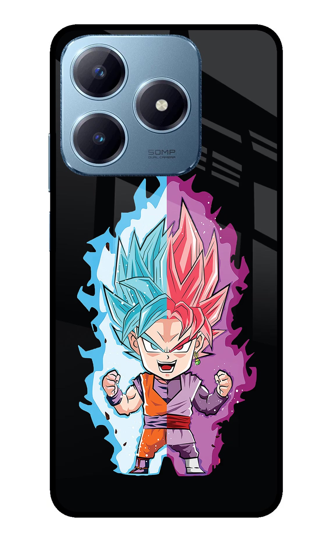 Chota Goku Realme Narzo N63 Glass Case - Chota Goku Realme Narzo N63 Glass Case Chota Goku Realme Narzo N63 Glass Case