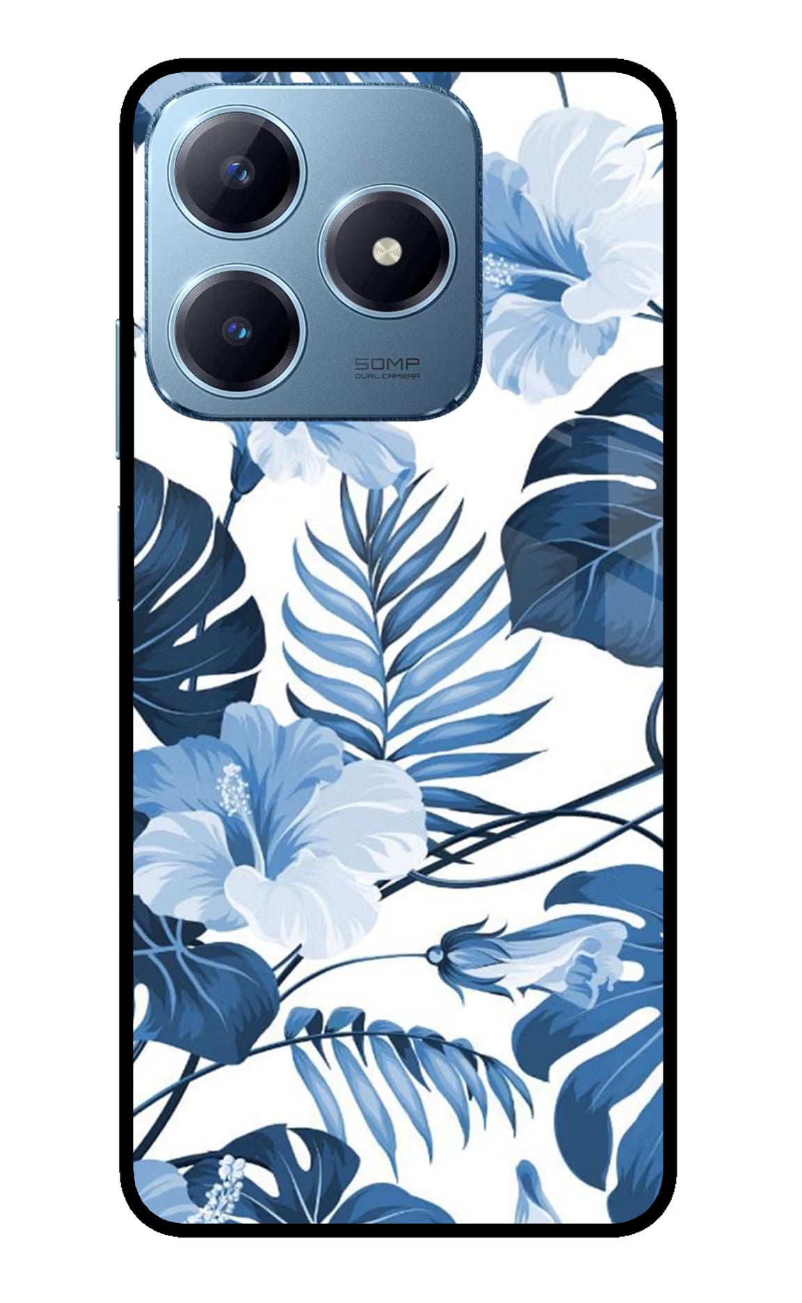 Fabric Art Realme Narzo N63 Glass Case - Fabric Art Realme Narzo N63 Glass Case Fabric Art Realme Narzo N63 Glass Case