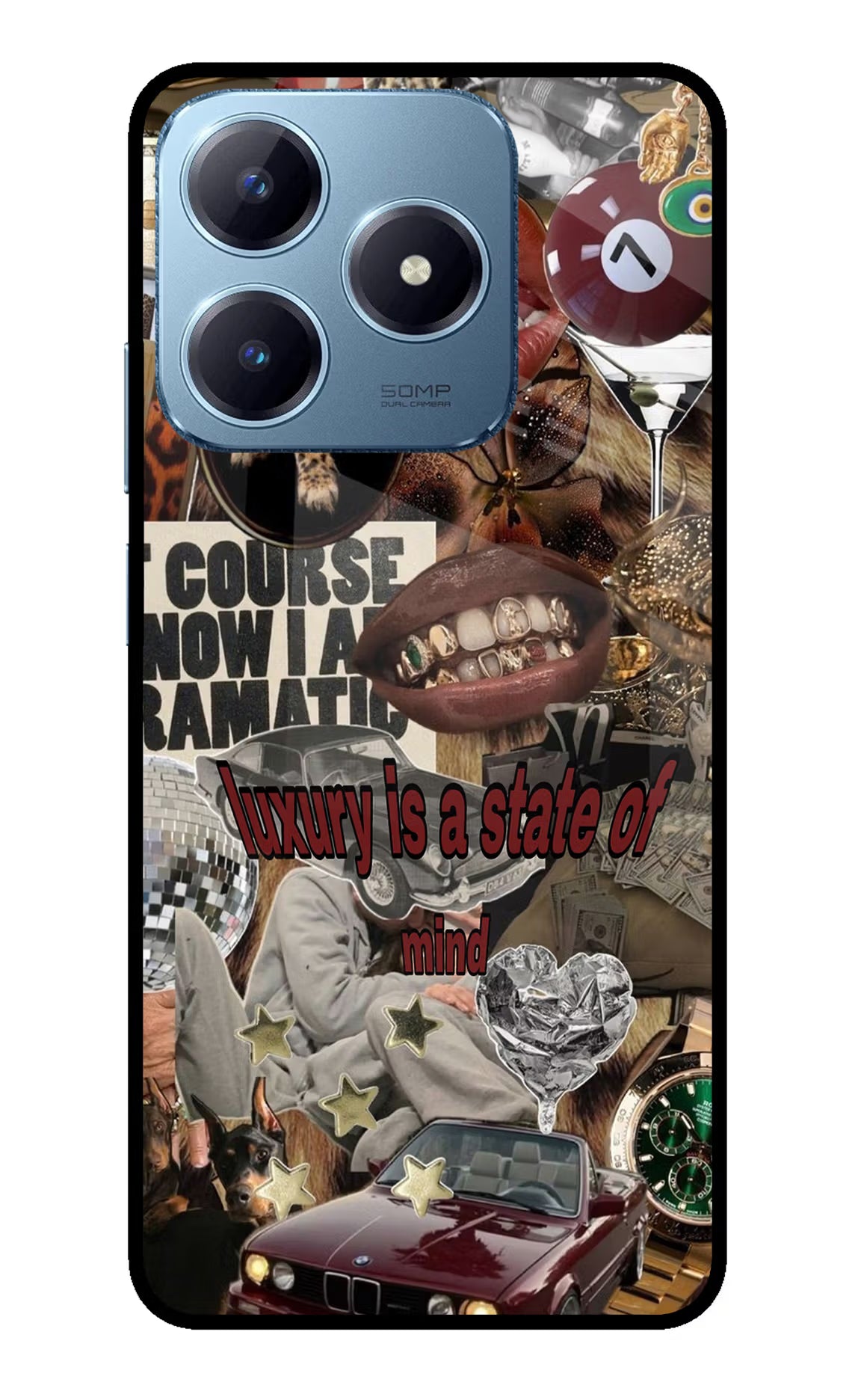 Luxury Realme Narzo N63 Glass Case - Luxury Realme Narzo N63 Glass Case Luxury Realme Narzo N63 Glass Case